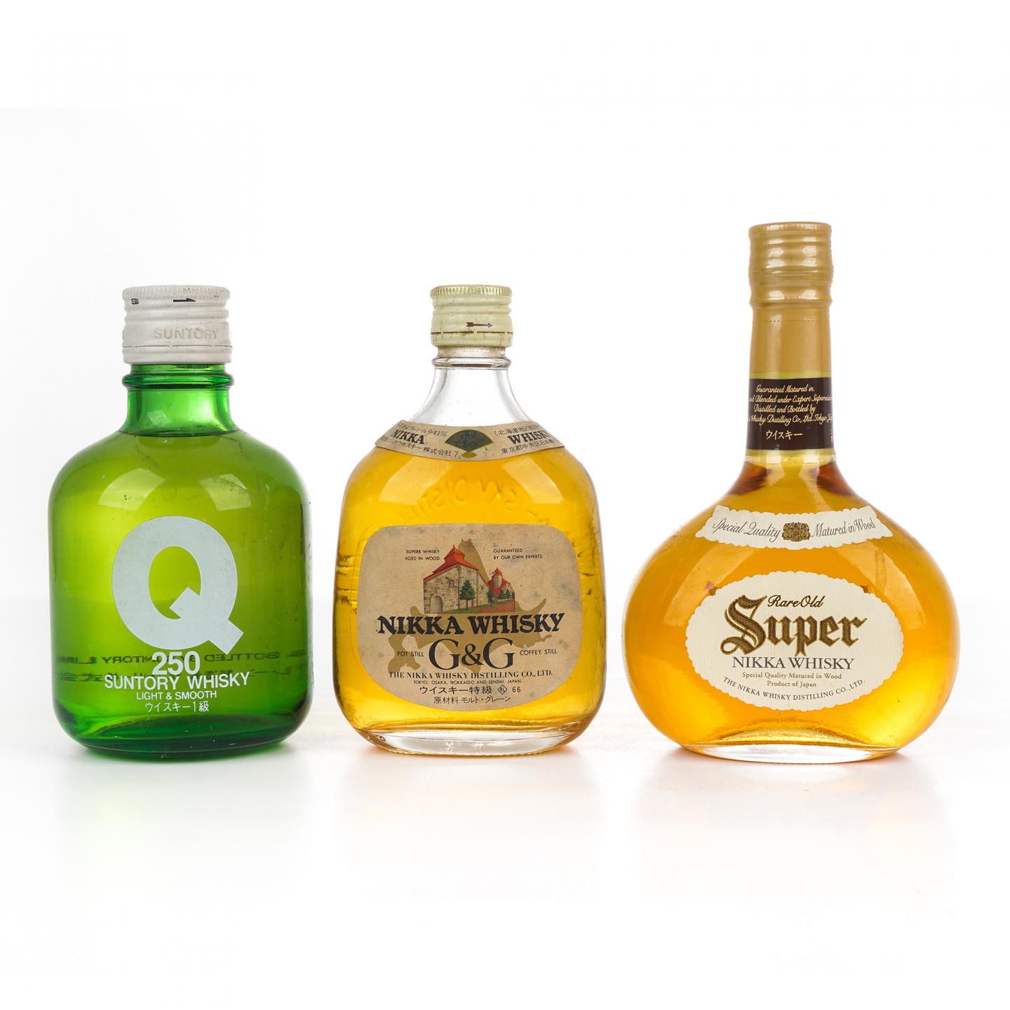 【中样】三得利/Nikka/Kirin 日本老酒 5支组