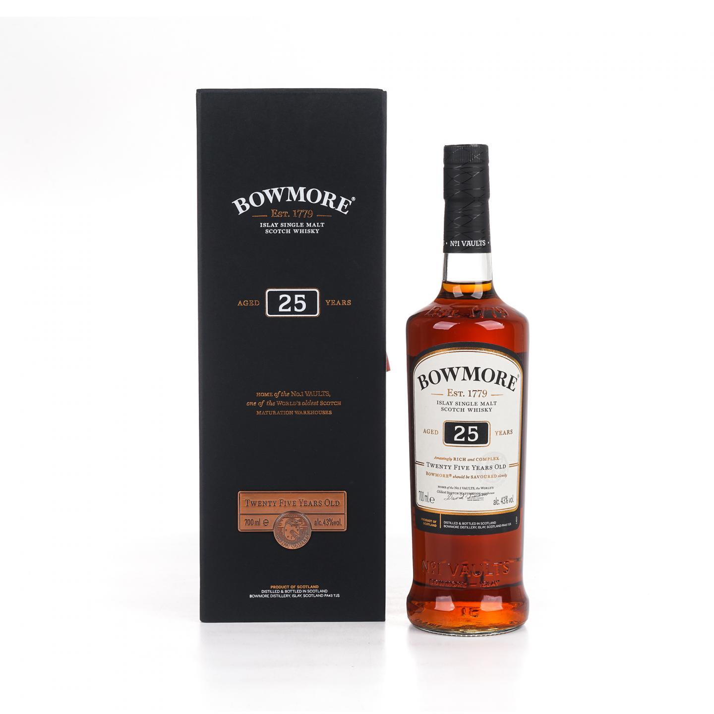 Bowmore 波摩 25年 黑盒