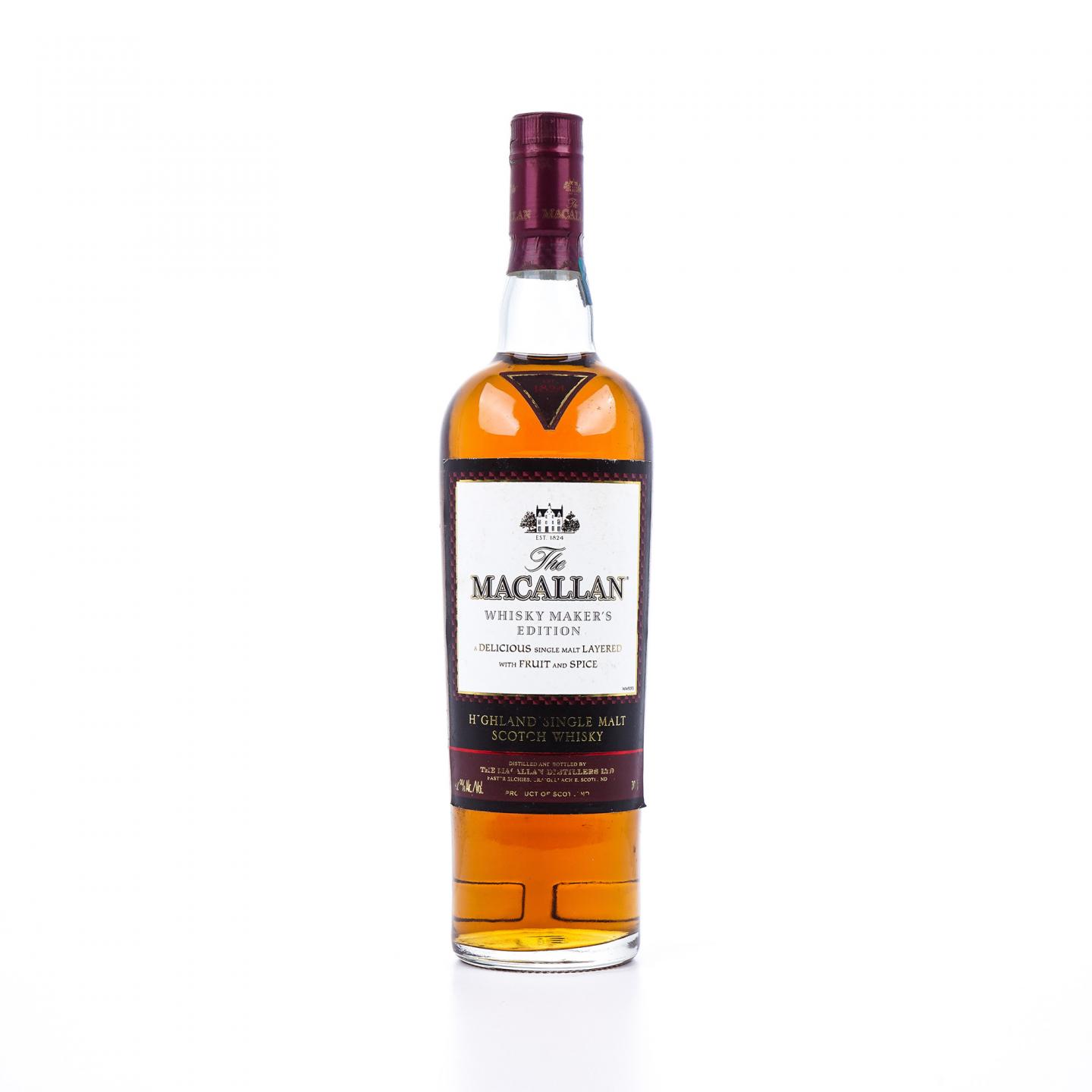 Macallan 麦卡伦 1824系列 Whisky Maker's Edition