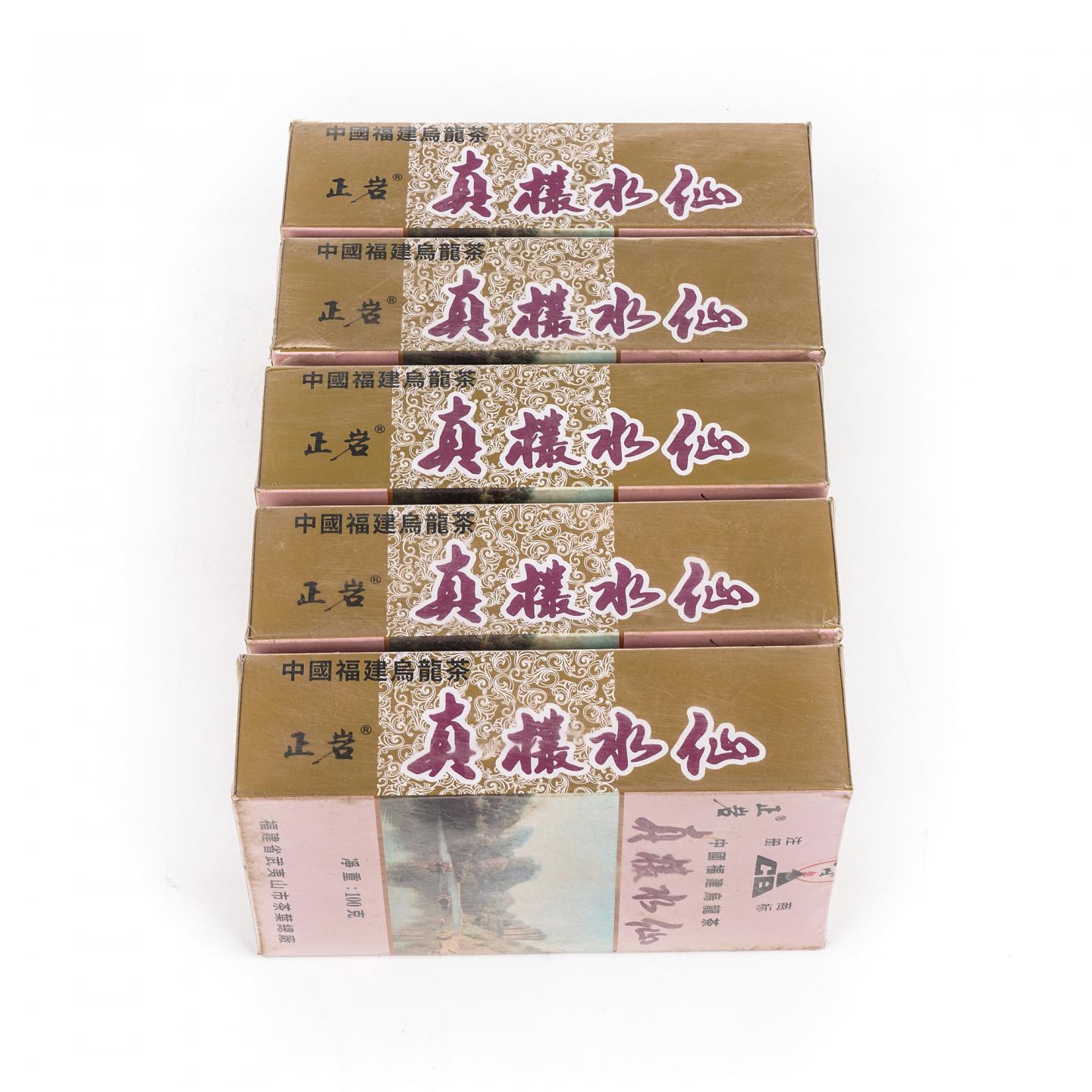 1999年 武夷山市岩茶总厂制 正岩产区真枞水仙 五盒*100克