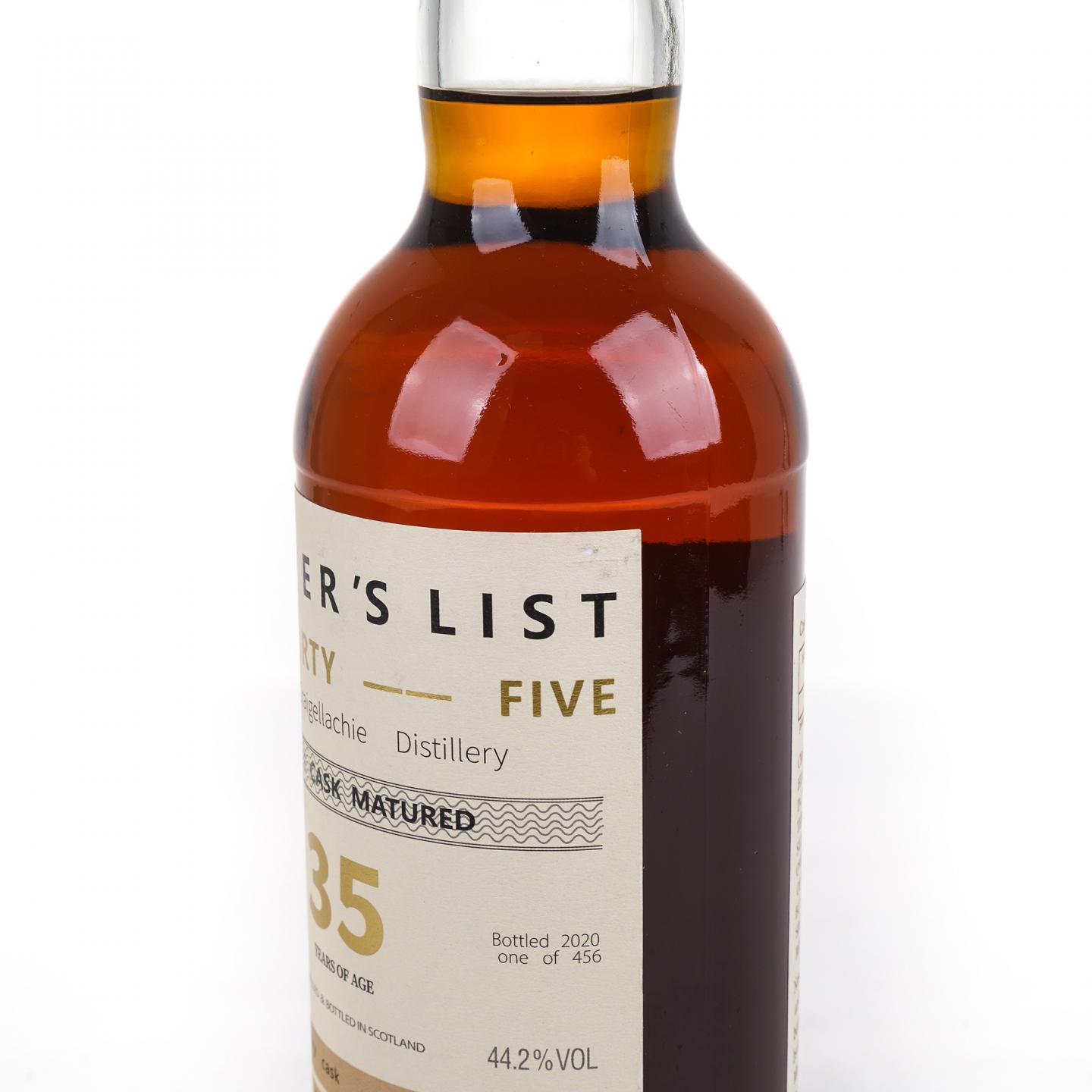 Craigellachie 克莱拉奇 35年 1985-2020 雪莉单桶 700ml