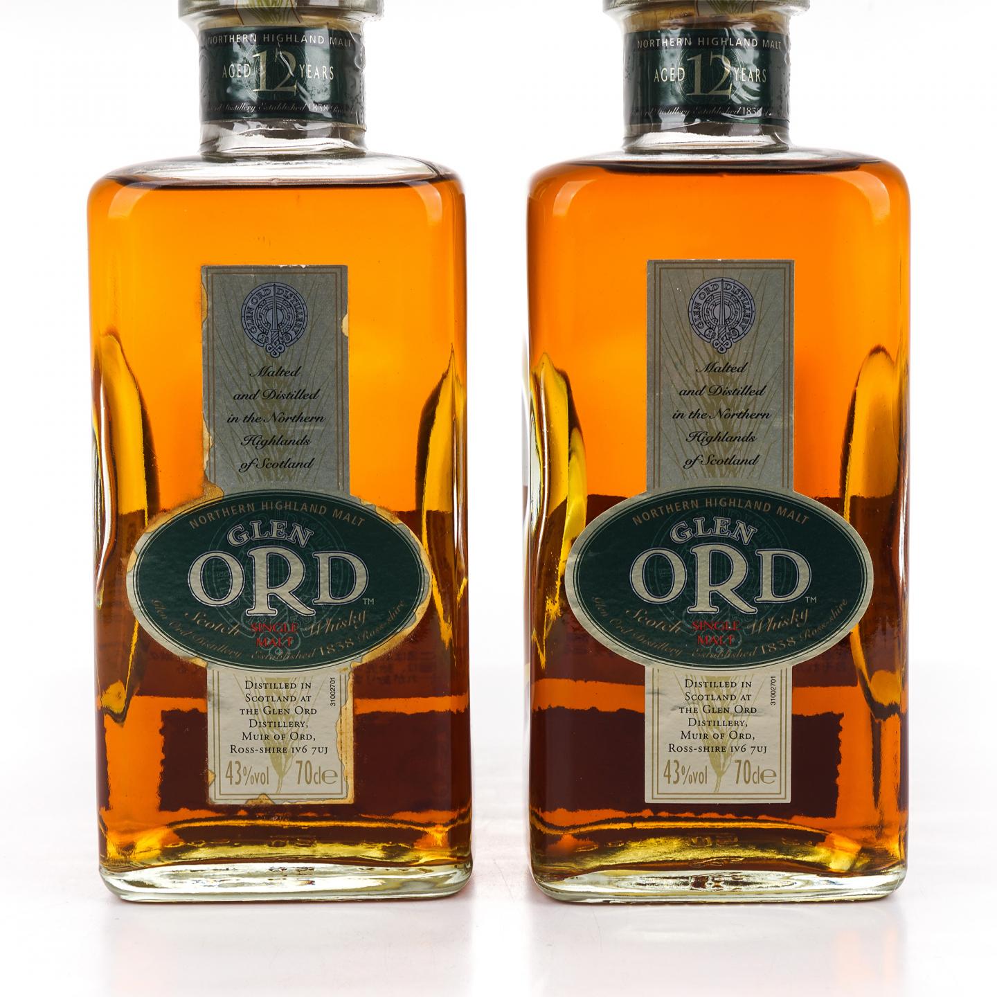 Glen Ord 格兰奥德 12年 旧版 绿盒装 2瓶组
