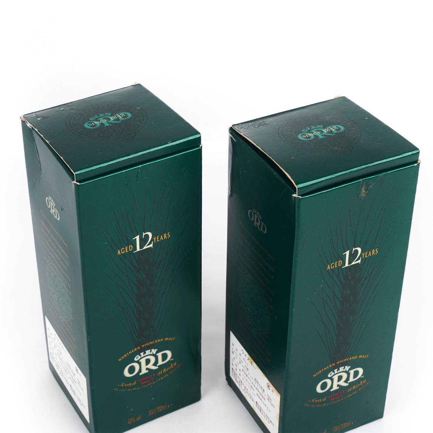 Glen Ord 格兰奥德 12年 旧版 绿盒装 2瓶组