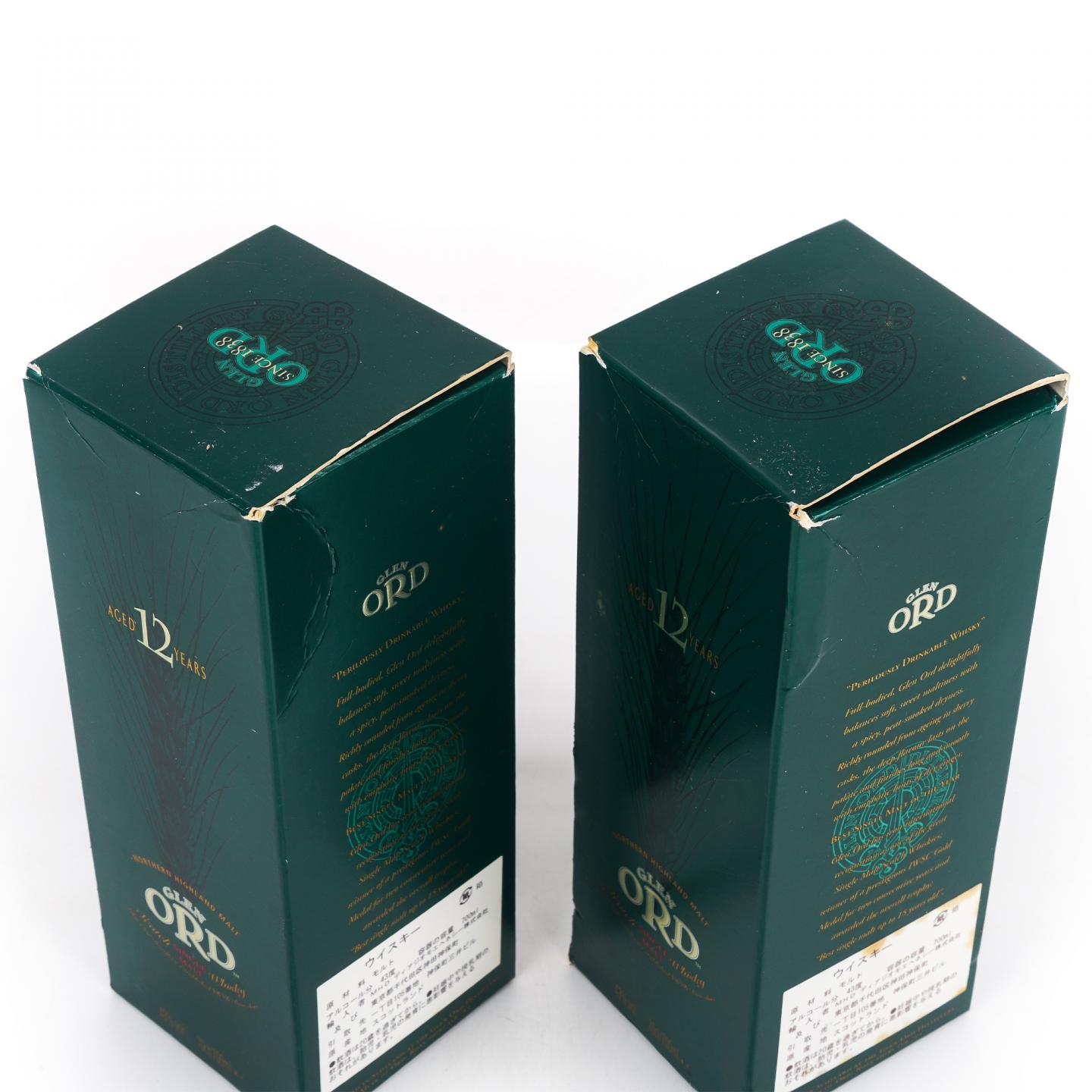 Glen Ord 格兰奥德 12年 旧版 绿盒装 2瓶组
