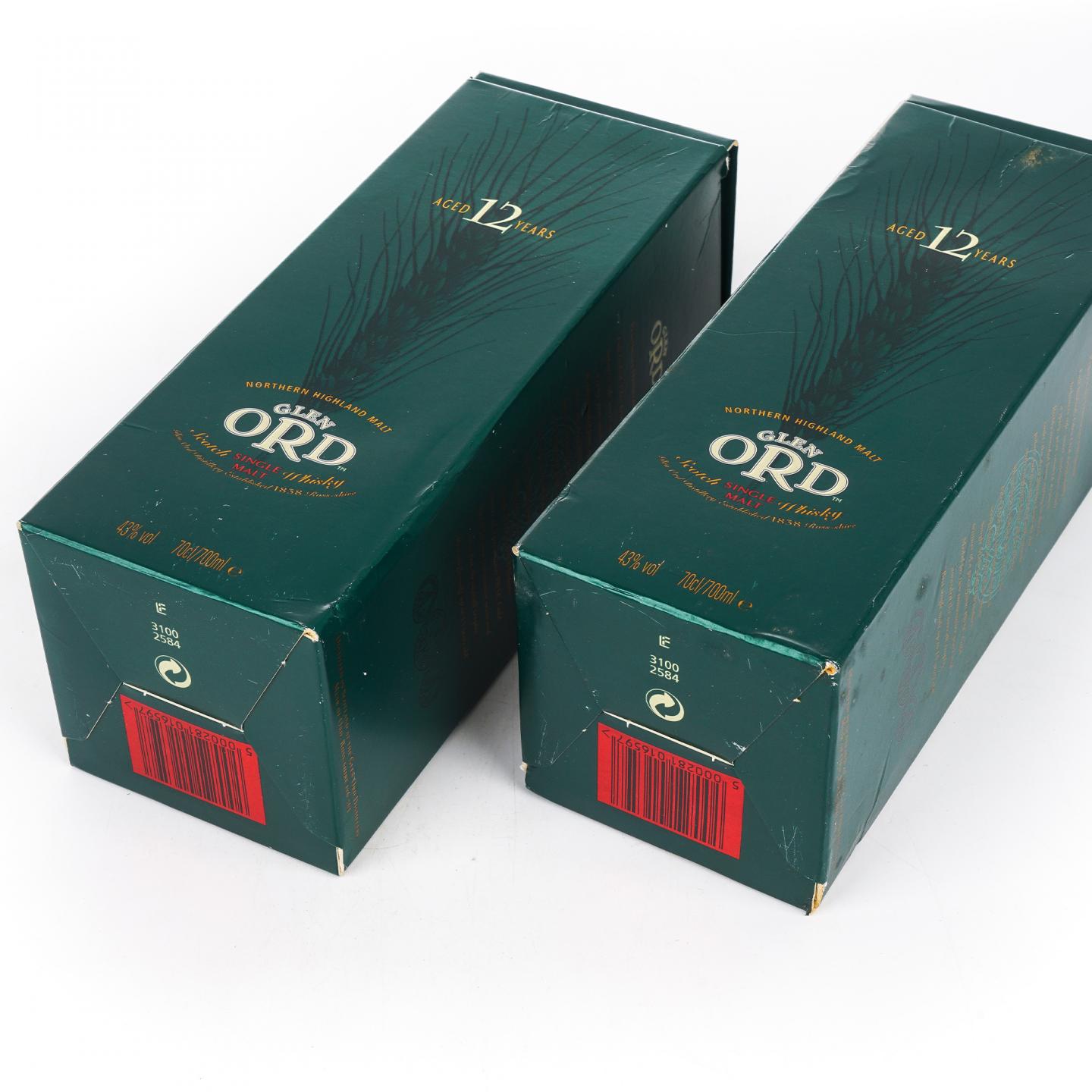 Glen Ord 格兰奥德 12年 旧版 绿盒装 2瓶组