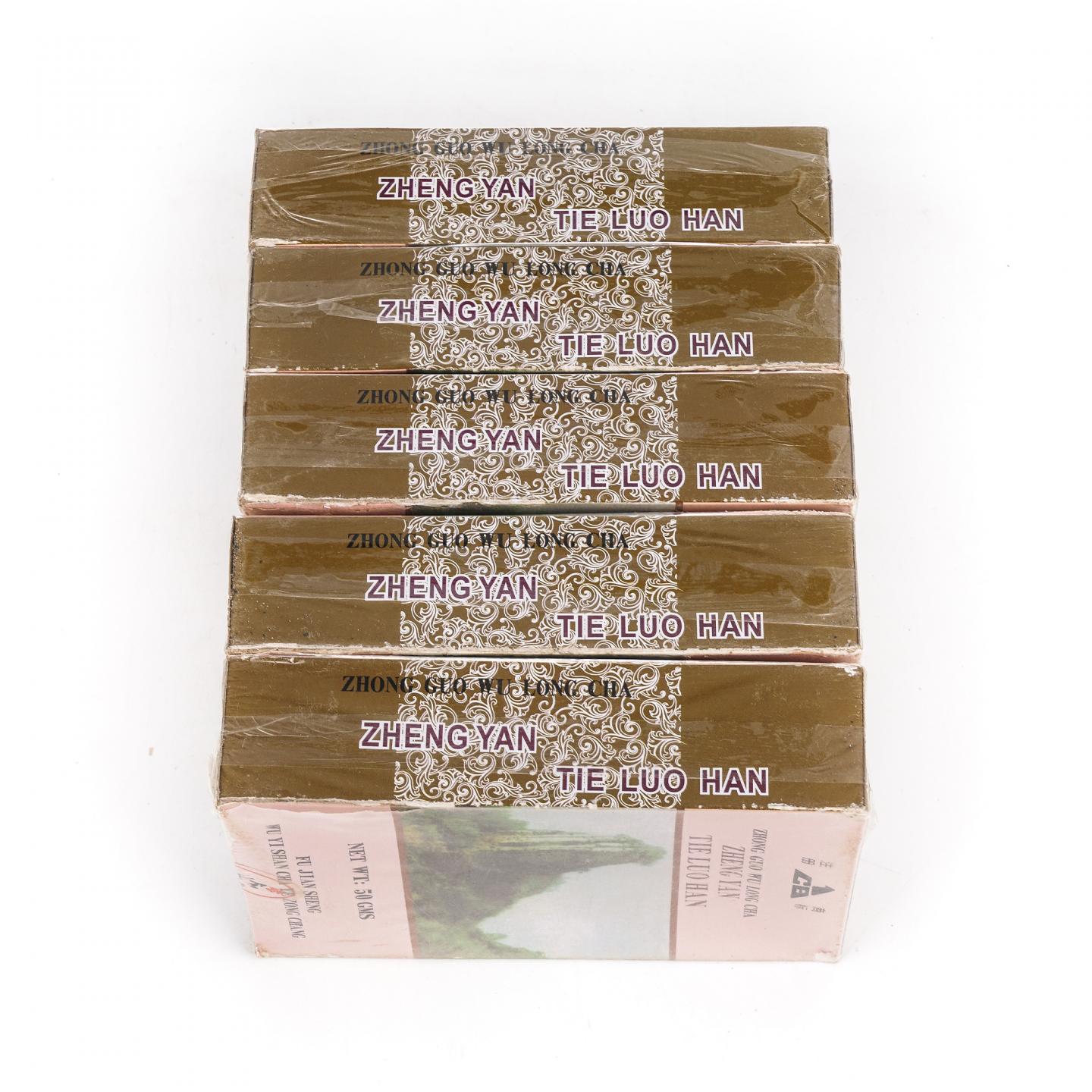 1999年 武夷山市茶叶总厂 极品正岩头春铁罗汉 五盒*50克