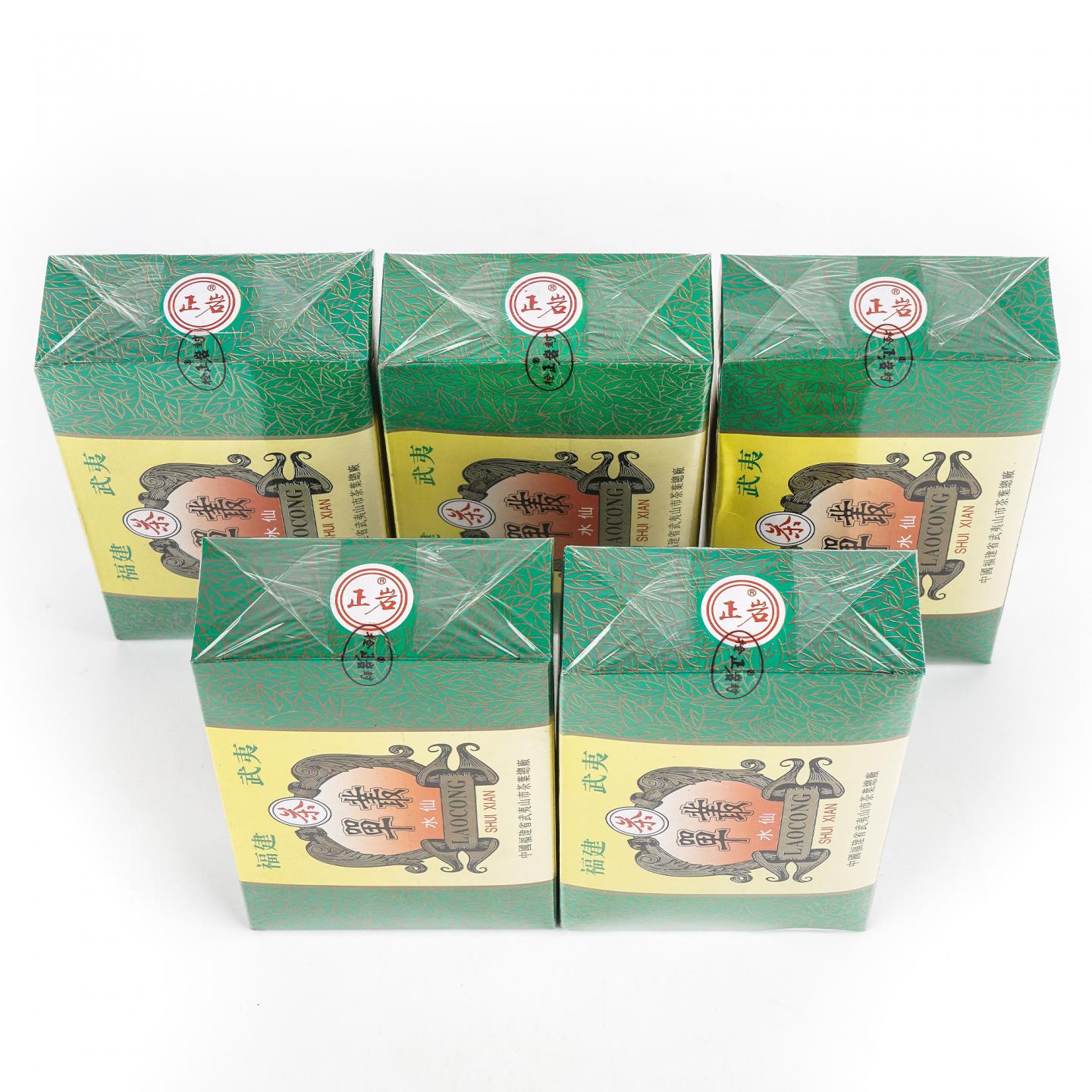 1997年 武夷山市茶叶总厂精制 正岩特级单枞水仙 5盒组*100克