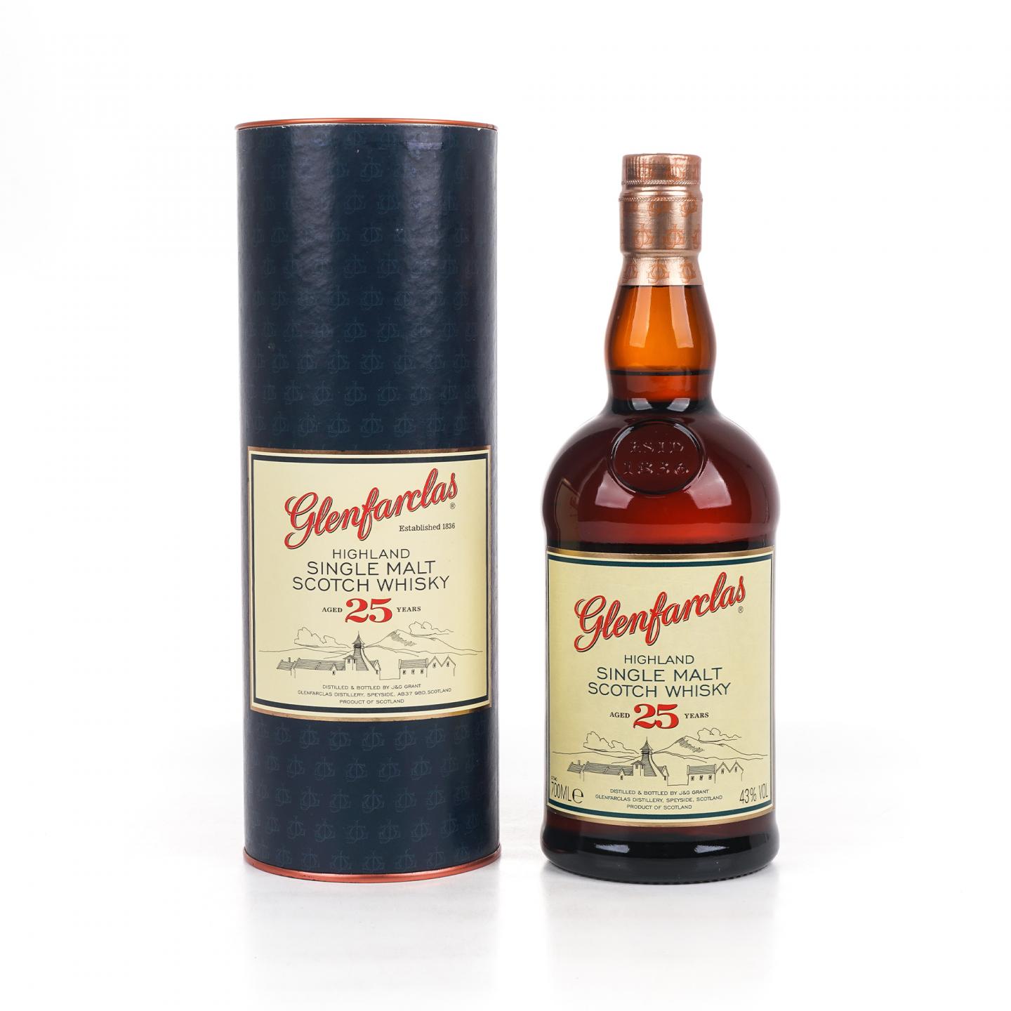 Glenfarclas 格兰花格 25年 单一麦芽 圆筒礼盒