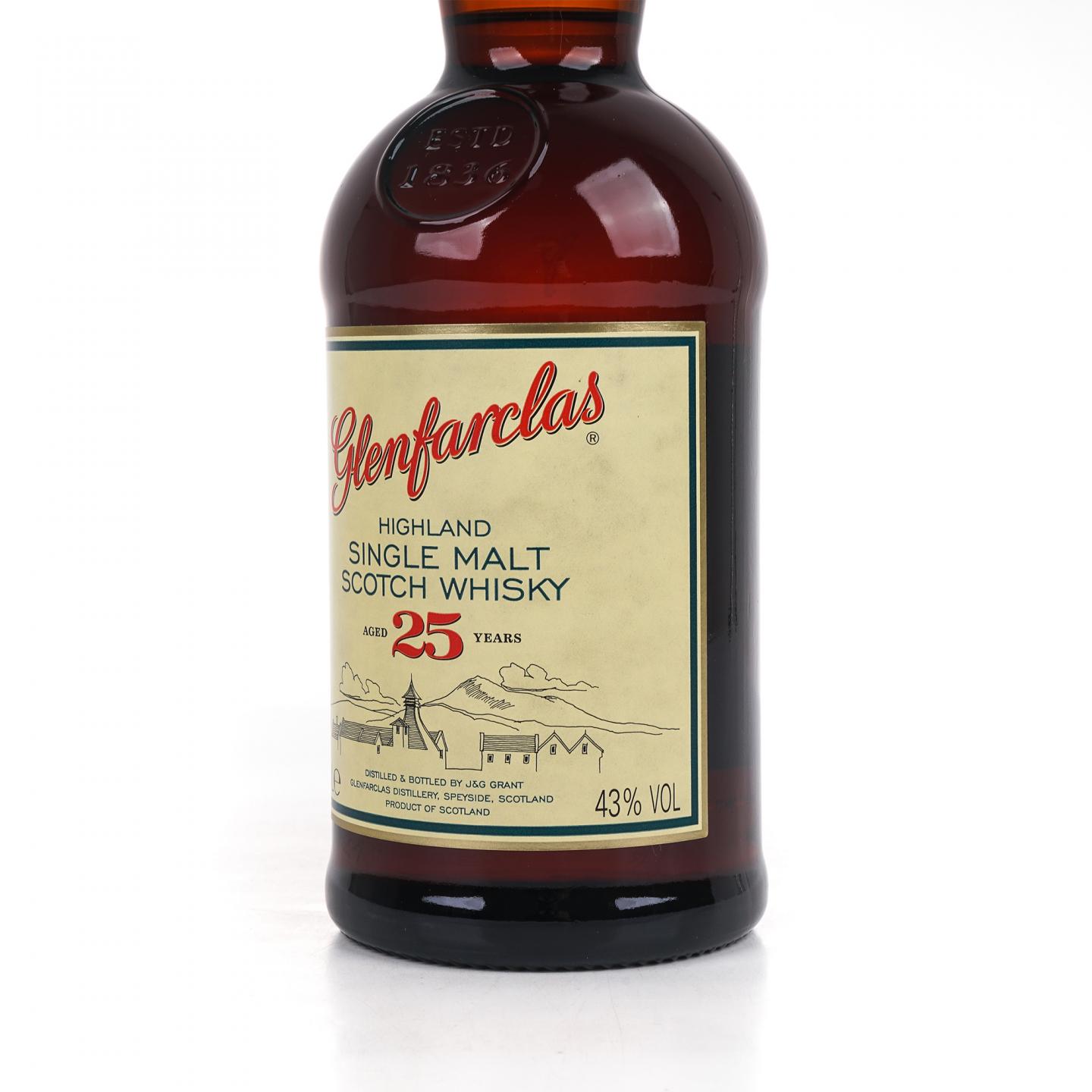 Glenfarclas 格兰花格 25年 单一麦芽 圆筒礼盒 43%