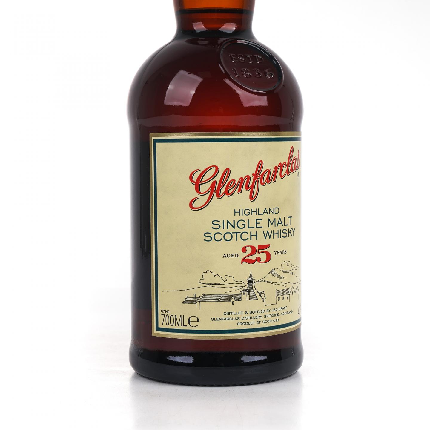 Glenfarclas 格兰花格 25年 单一麦芽 圆筒礼盒 43%