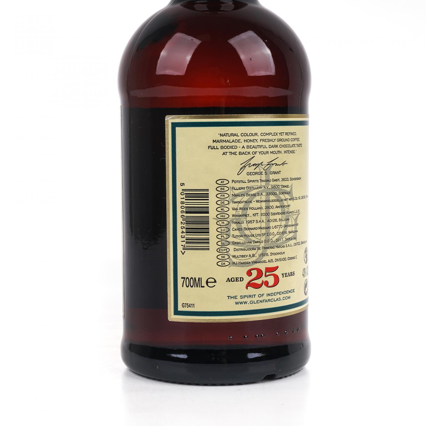 Glenfarclas 格兰花格 25年 单一麦芽 圆筒礼盒 43%