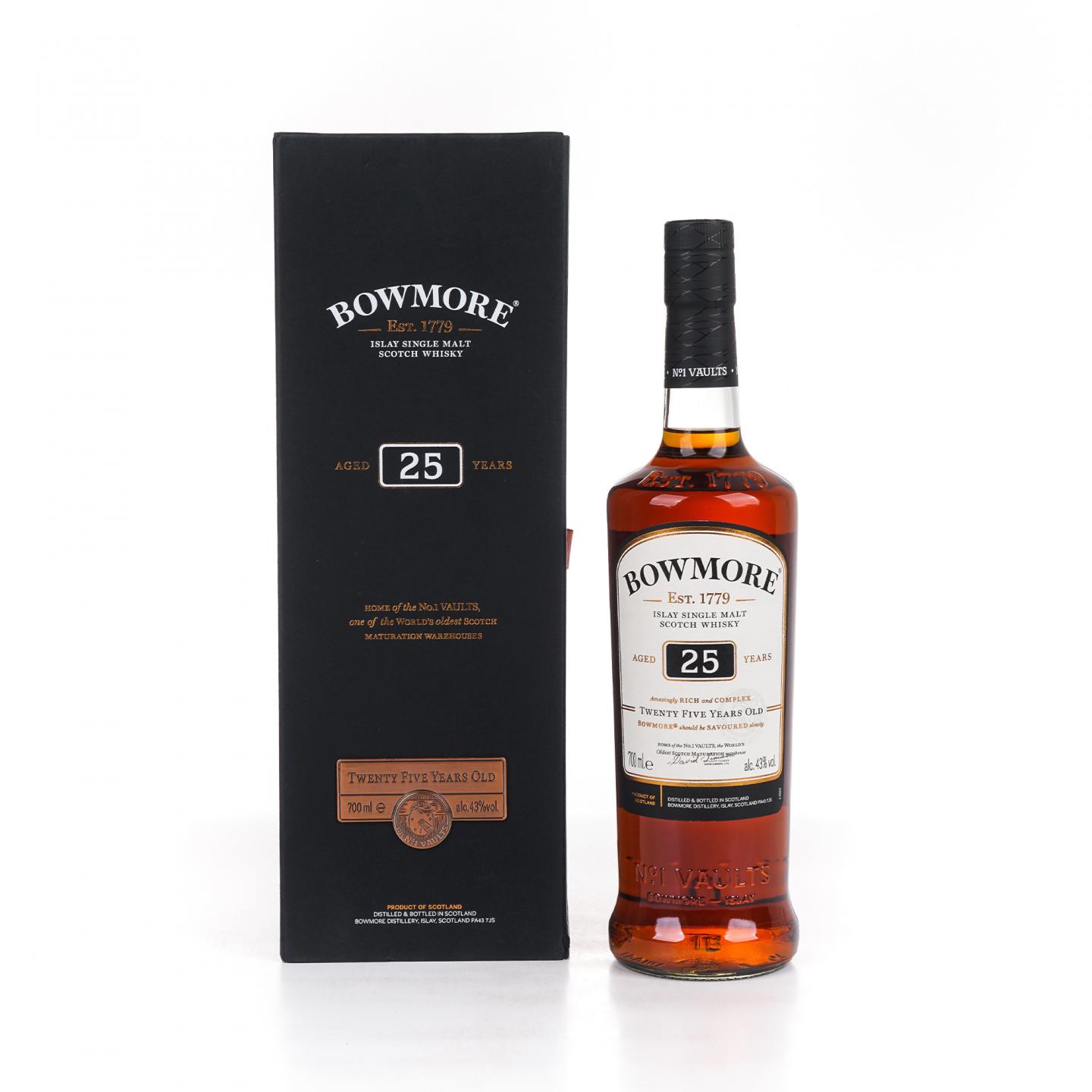 Bowmore 波摩 25年 单一麦芽 礼盒 43%Vol.