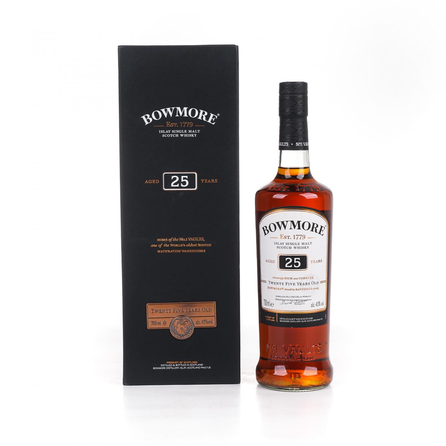 Bowmore 波摩 25年 单一麦芽 礼盒 43%Vol. 700ml