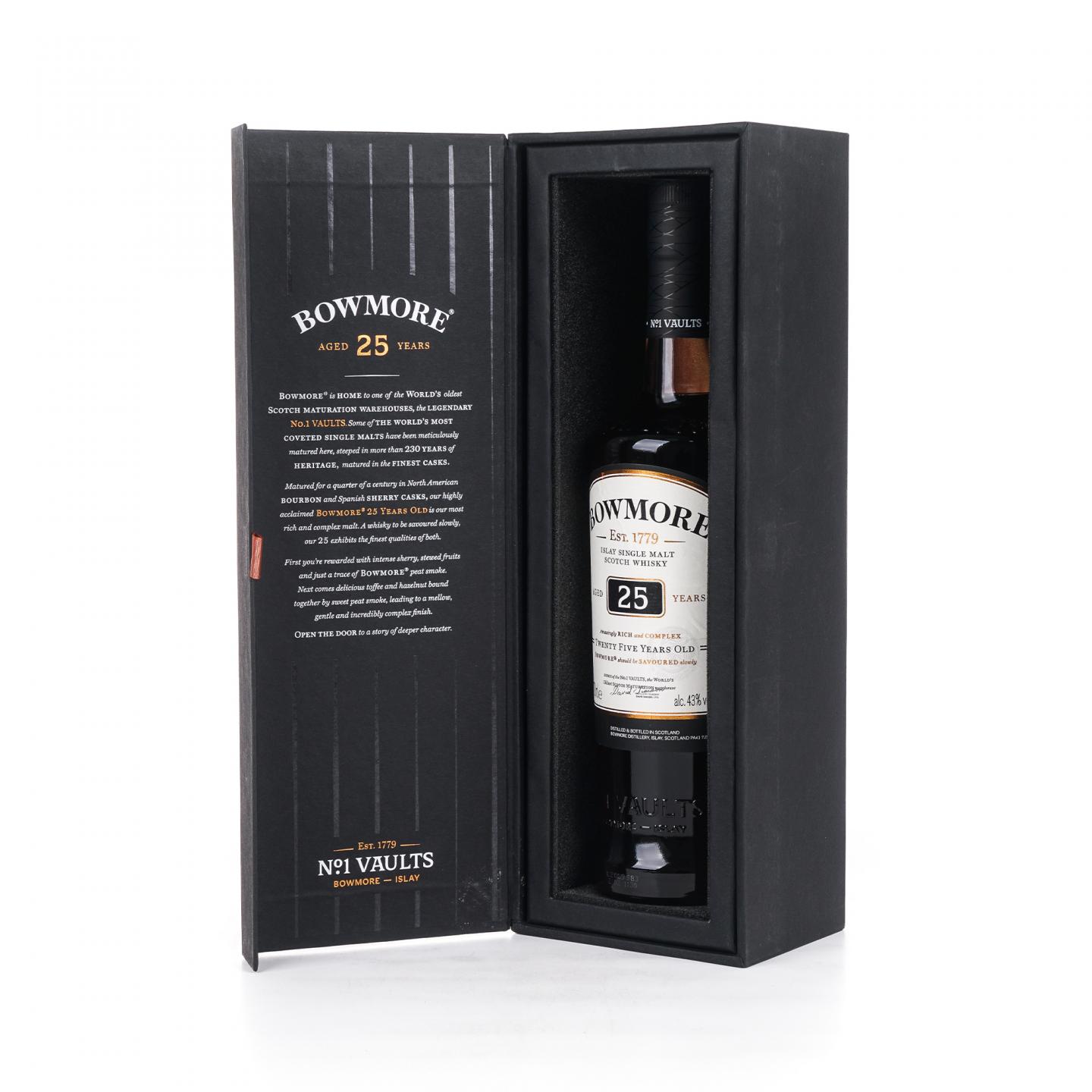Bowmore 波摩 25年 单一麦芽 礼盒 700ml 43%Vol.