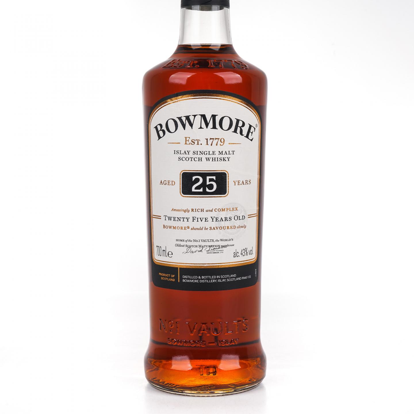 Bowmore 波摩 25年 单一麦芽 礼盒 700ml 43%Vol.