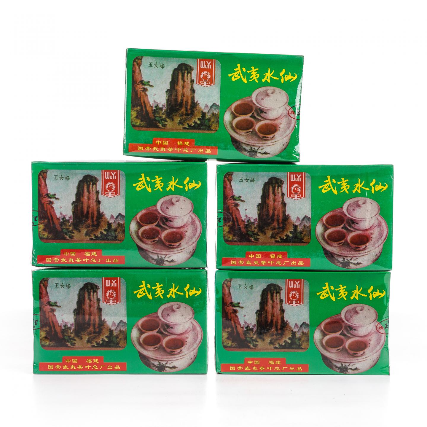 1998年 国营武夷山市茶叶总厂 精制正岩特级水仙 5盒组*100克