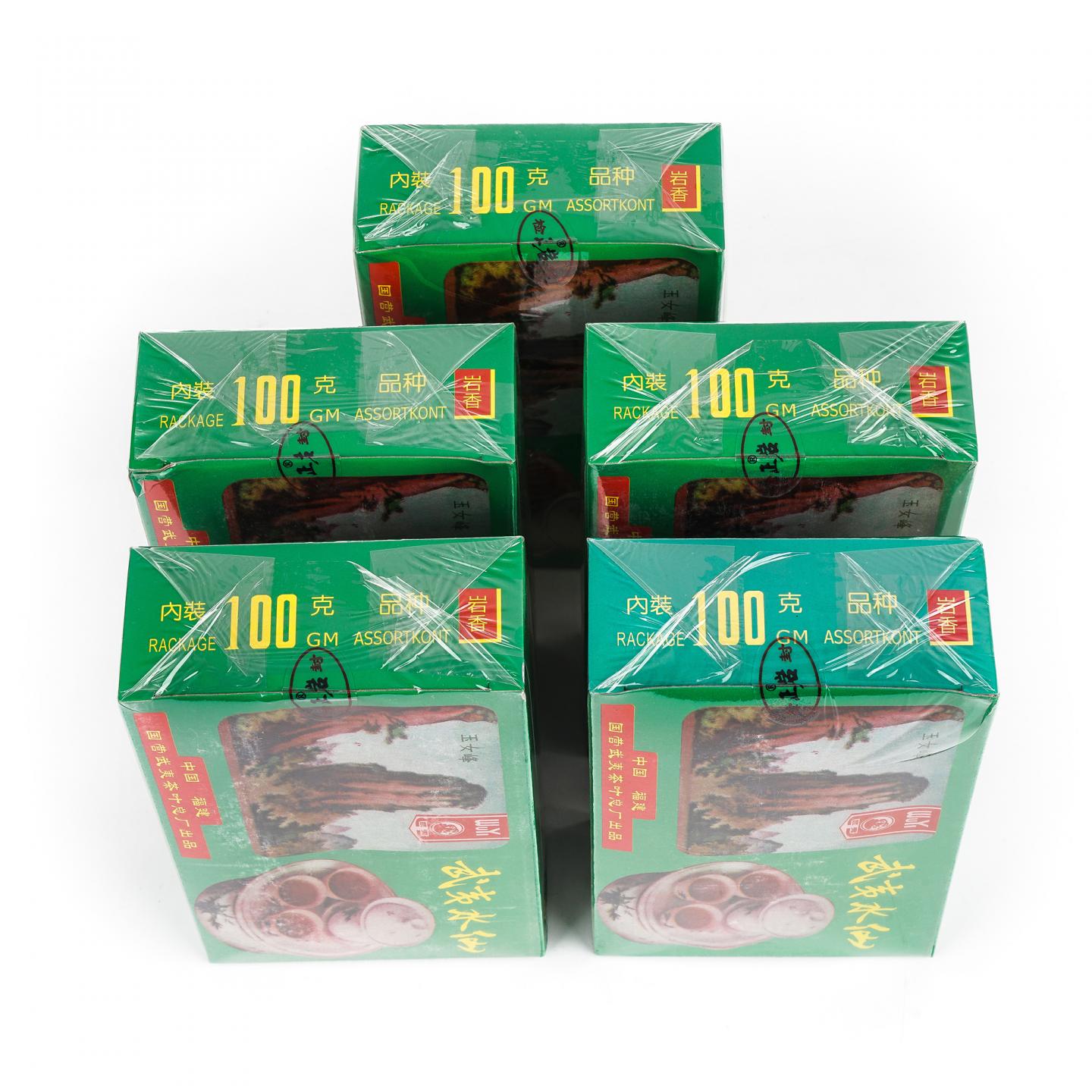 1998年 国营武夷山市茶叶总厂 精制正岩特级水仙 5盒组*100克