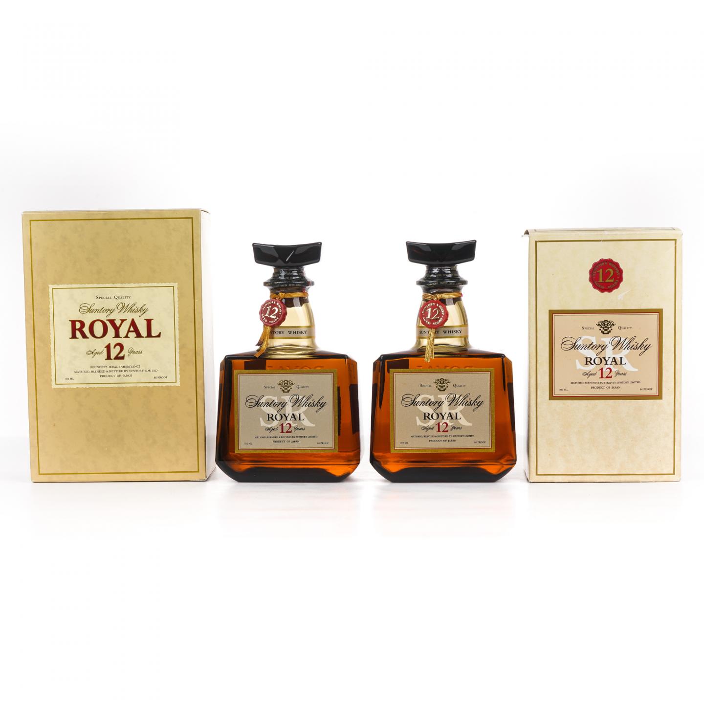 三得利 金花标 Royal 12年 SR 2支组