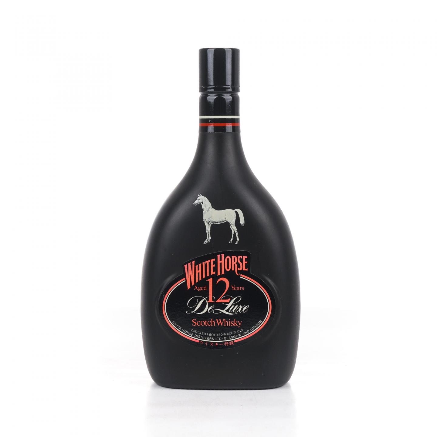 White Horse 白马 12年 1980s 特级 黑瓷瓶 750ml