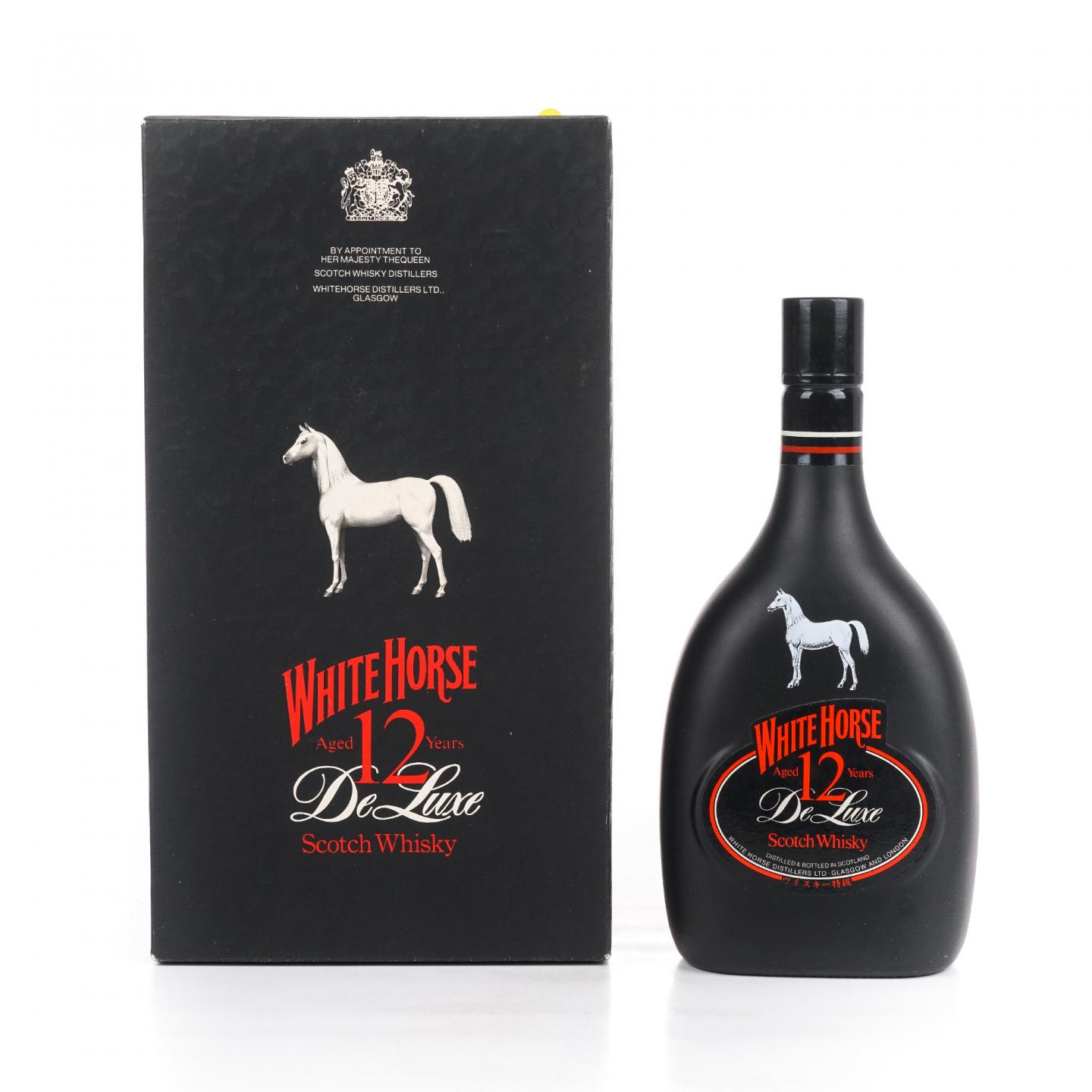 White Horse 白马 12年 1980s 特级 黑瓷瓶 750ML