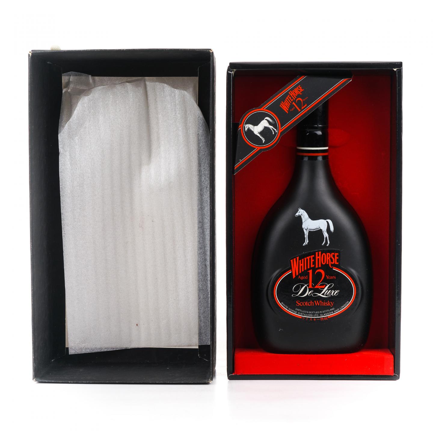 White Horse 白马 12年 1980s 特级 黑瓷瓶 750ML