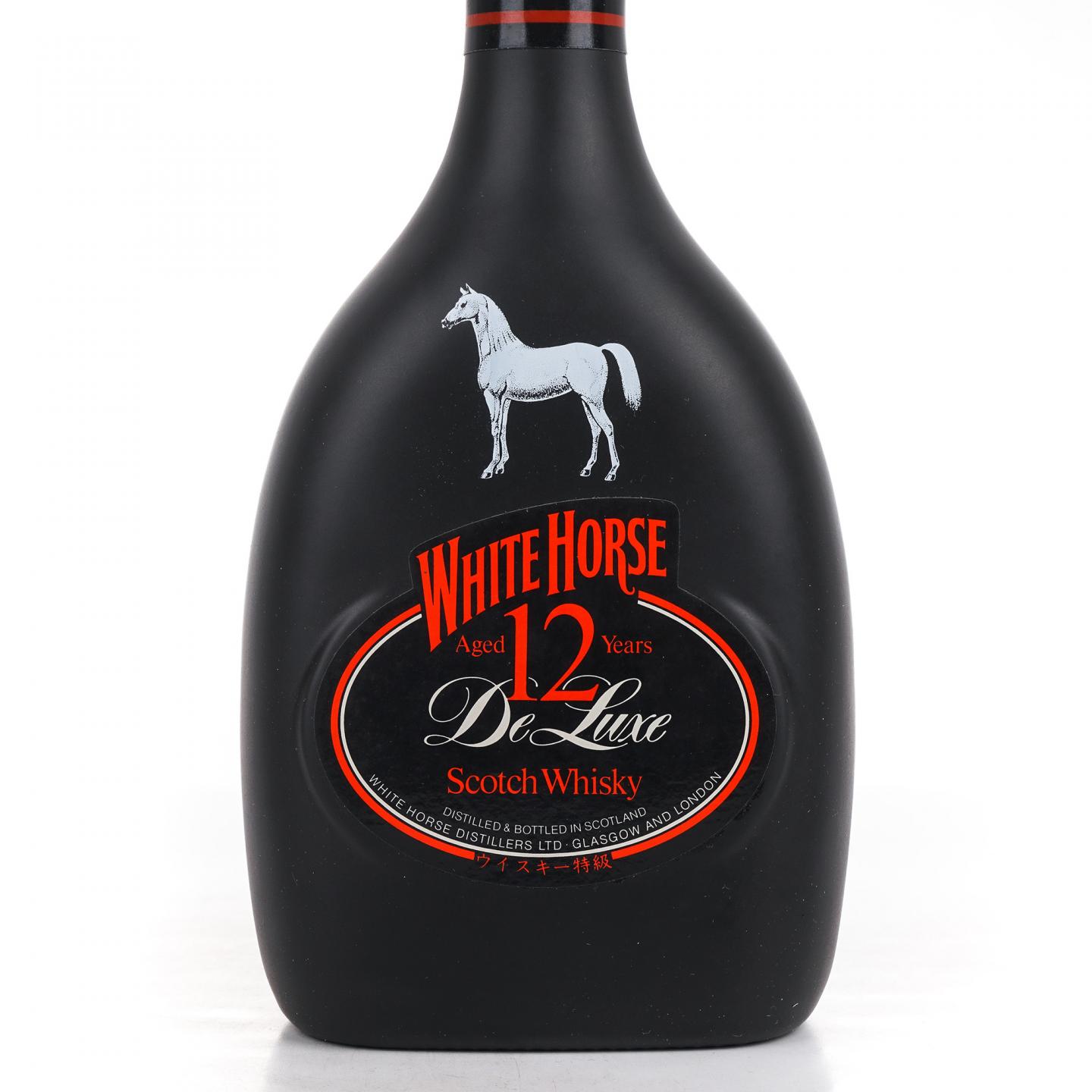 White Horse 白马 12年 1980s 特级 黑瓷瓶 750ML