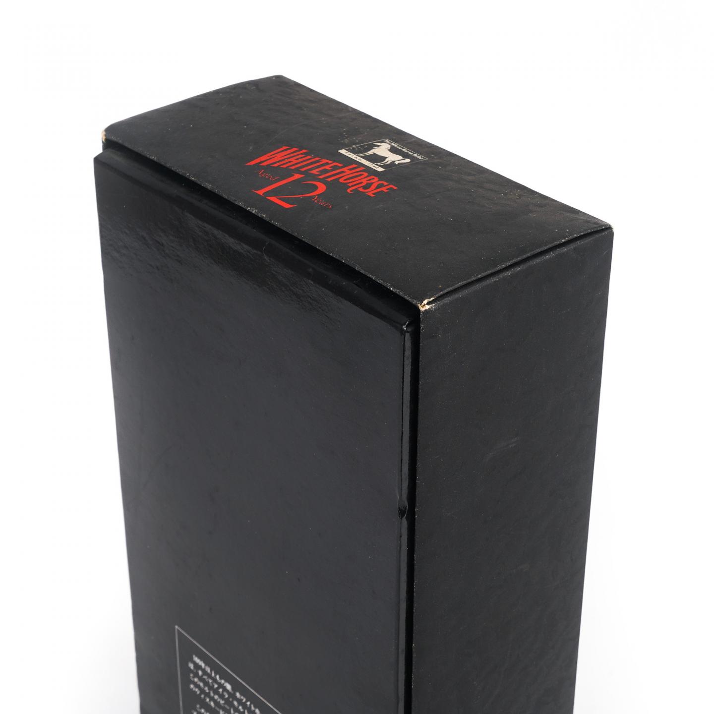 White Horse 白马 12年 1980s 特级 黑瓷瓶 750ML