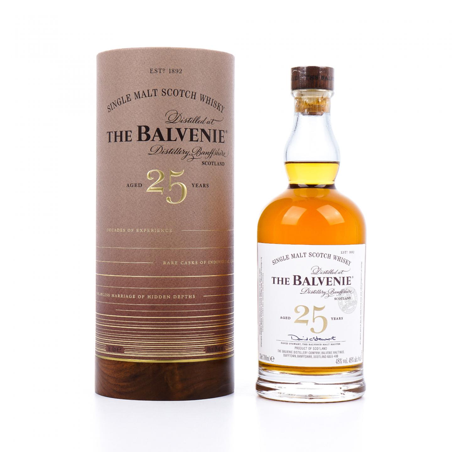 Balvenie 百富 25年 圆筒礼盒