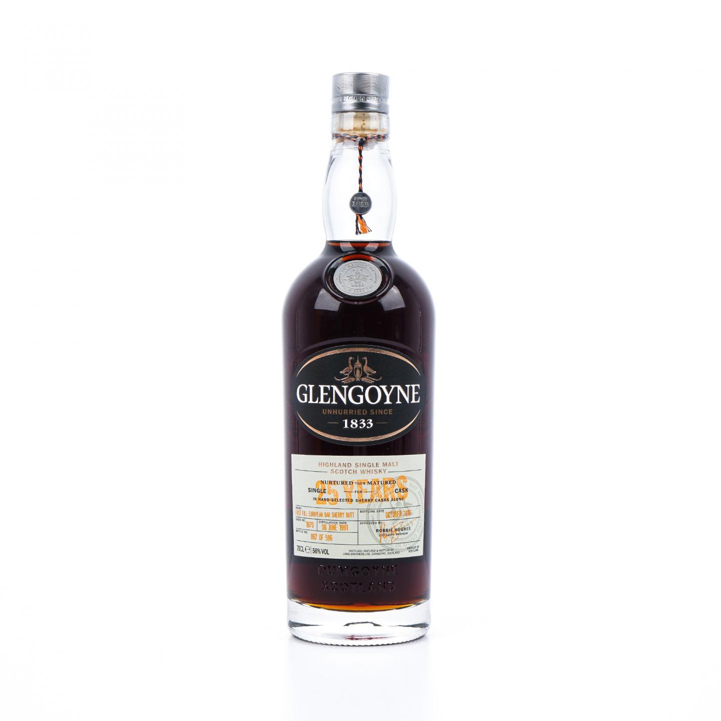 Glengoyne 格兰哥尼 25年 1991-2016 雪莉桶#1870