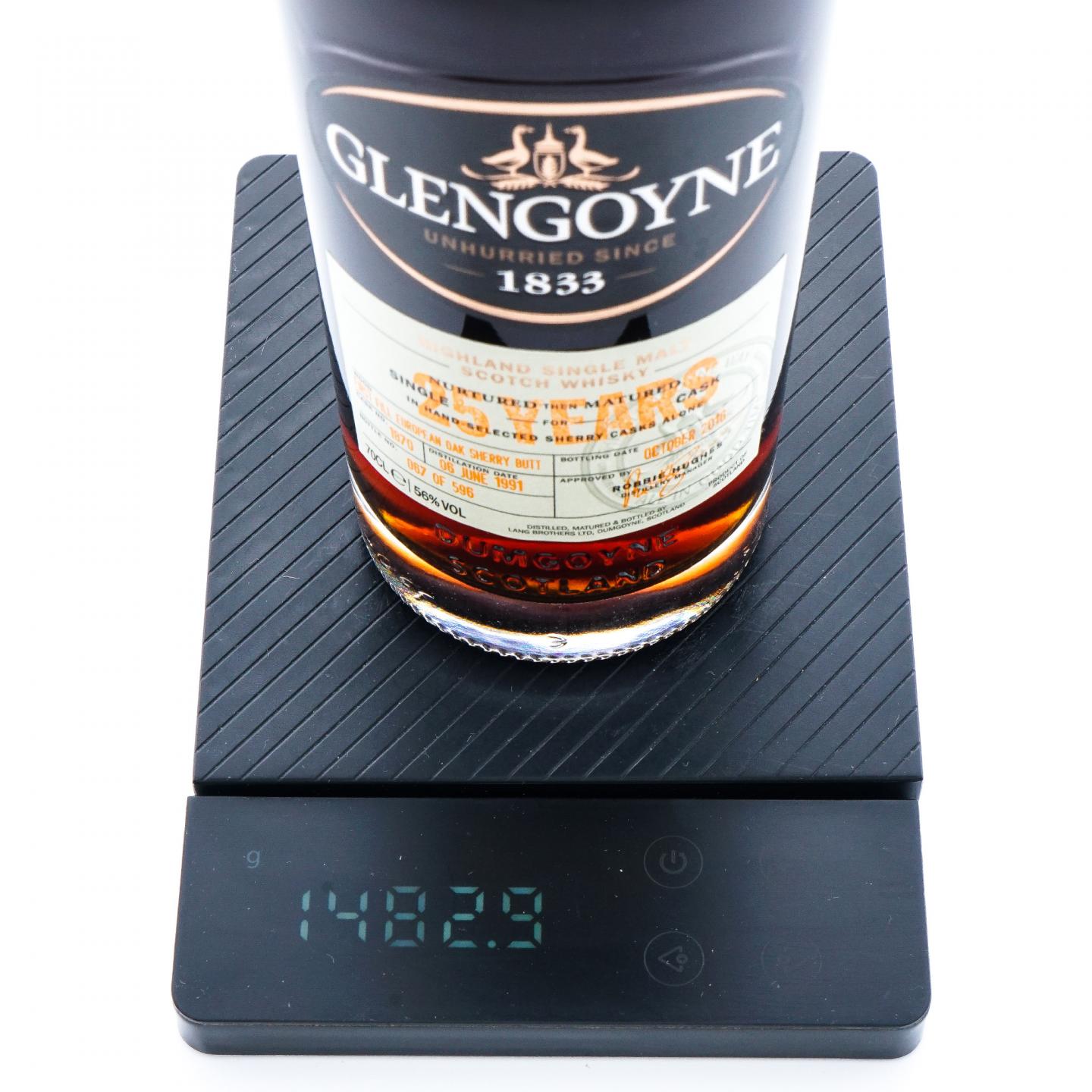 Glengoyne 格兰哥尼 25年 1991-2016 雪莉桶#1870