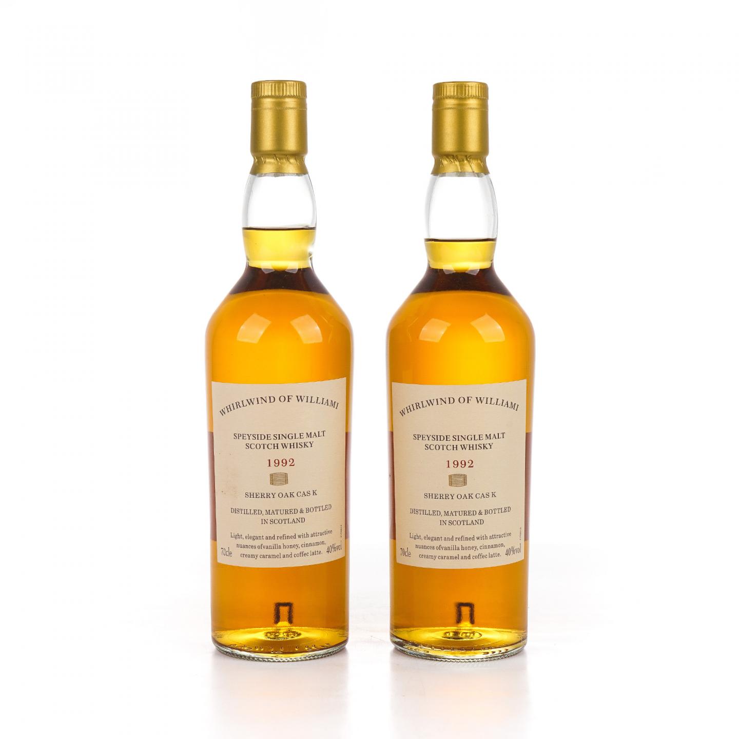 Whirlwind Of Williami 雪莉桶 木礼盒 2瓶组