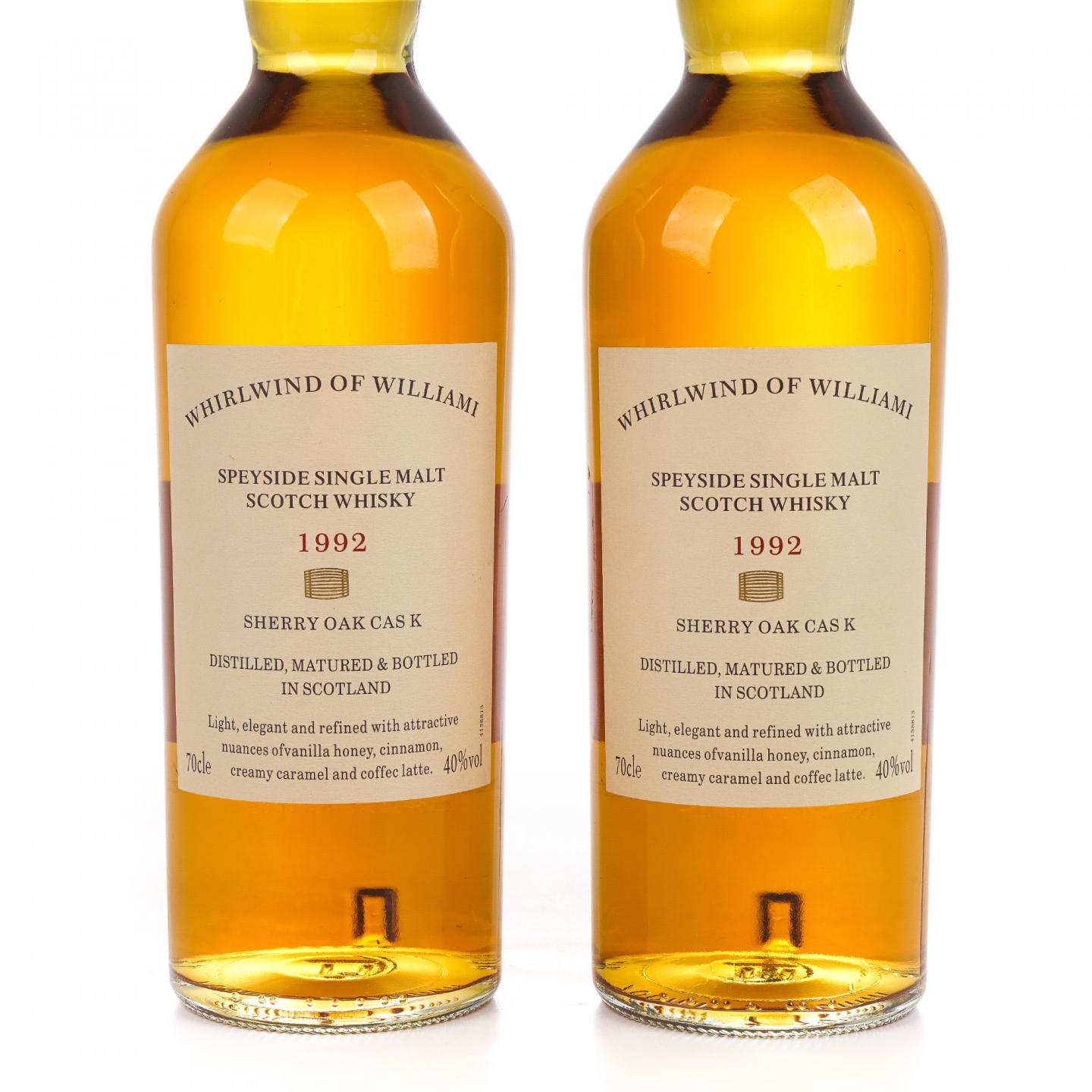 Whirlwind Of Williami 雪莉桶 木礼盒 2瓶组*700ml