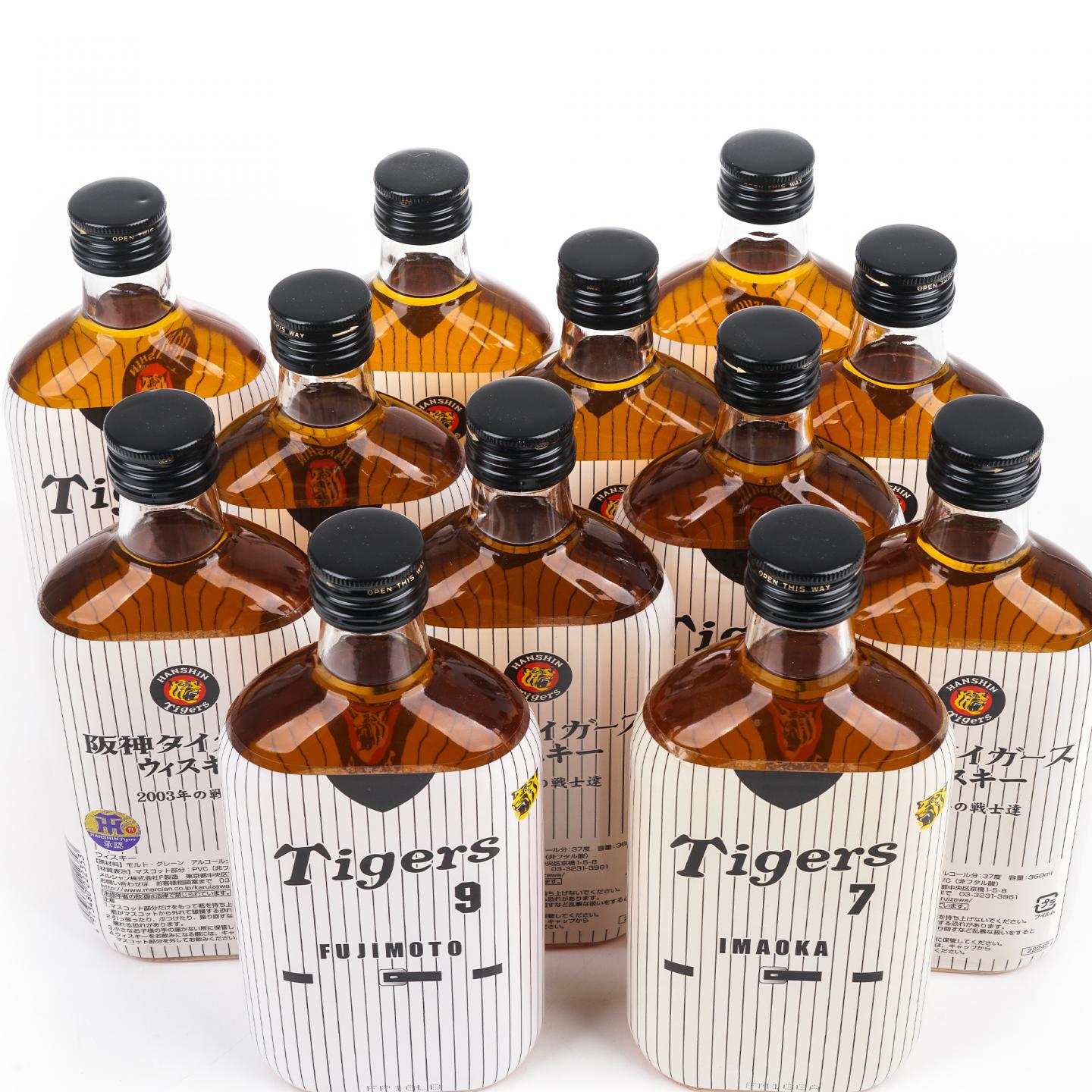 轻井泽 阪神虎队2003夺冠纪念 12支组*360ml