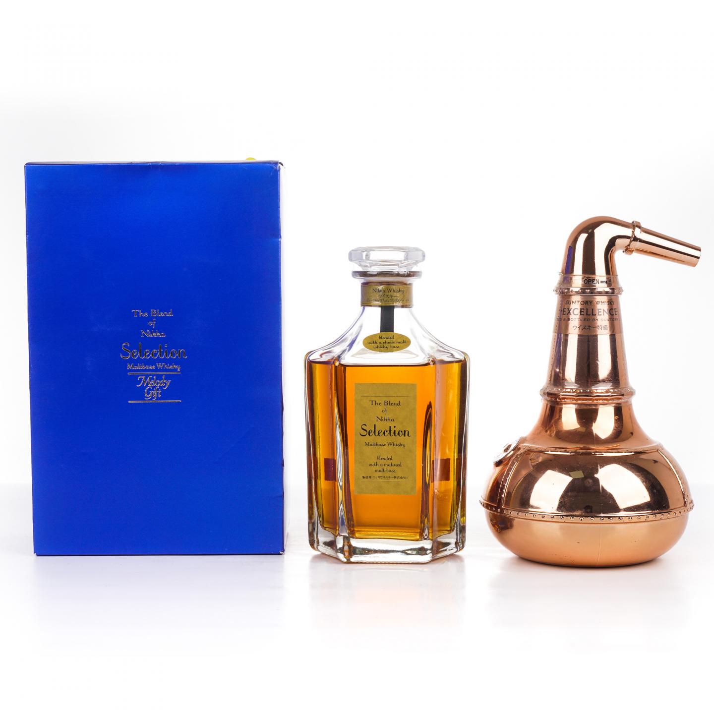 Nikka Selection/三得利 蒸馏器造型 2瓶组 660ML+760ML