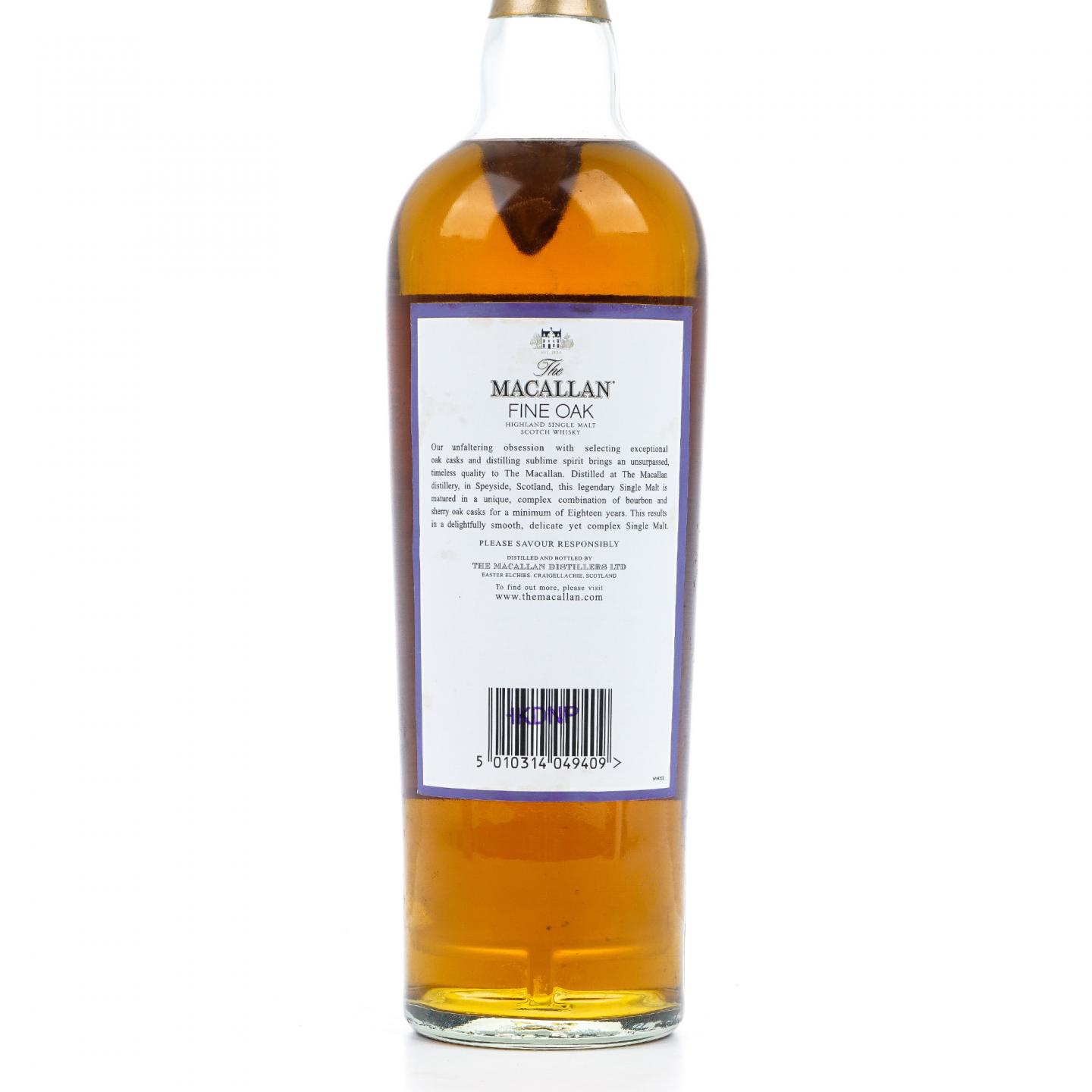 Macallan 麦卡伦 18年 Fine Oak