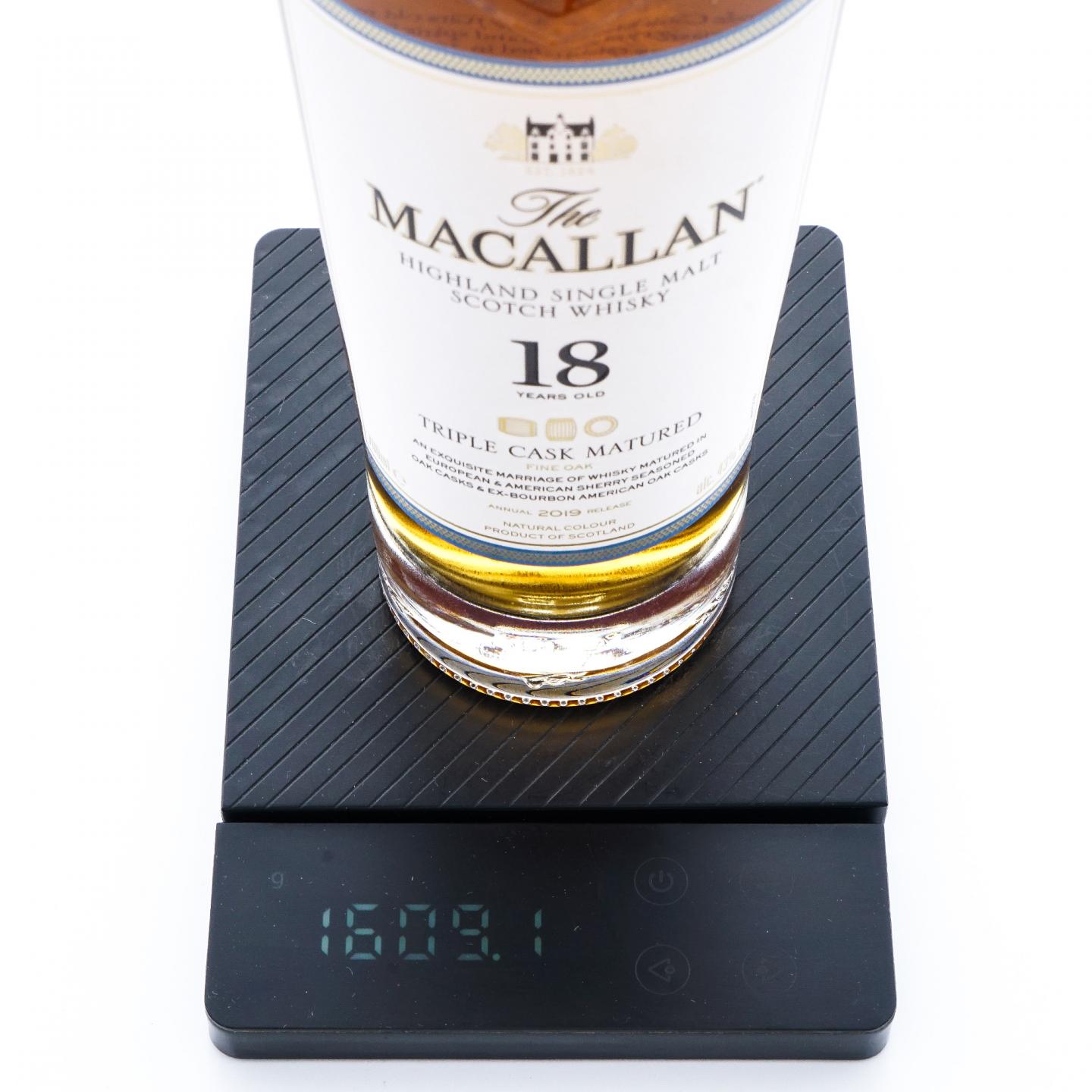 【附X光图】Macallan 麦卡伦 18年 2019 Triple Cask 700ml
