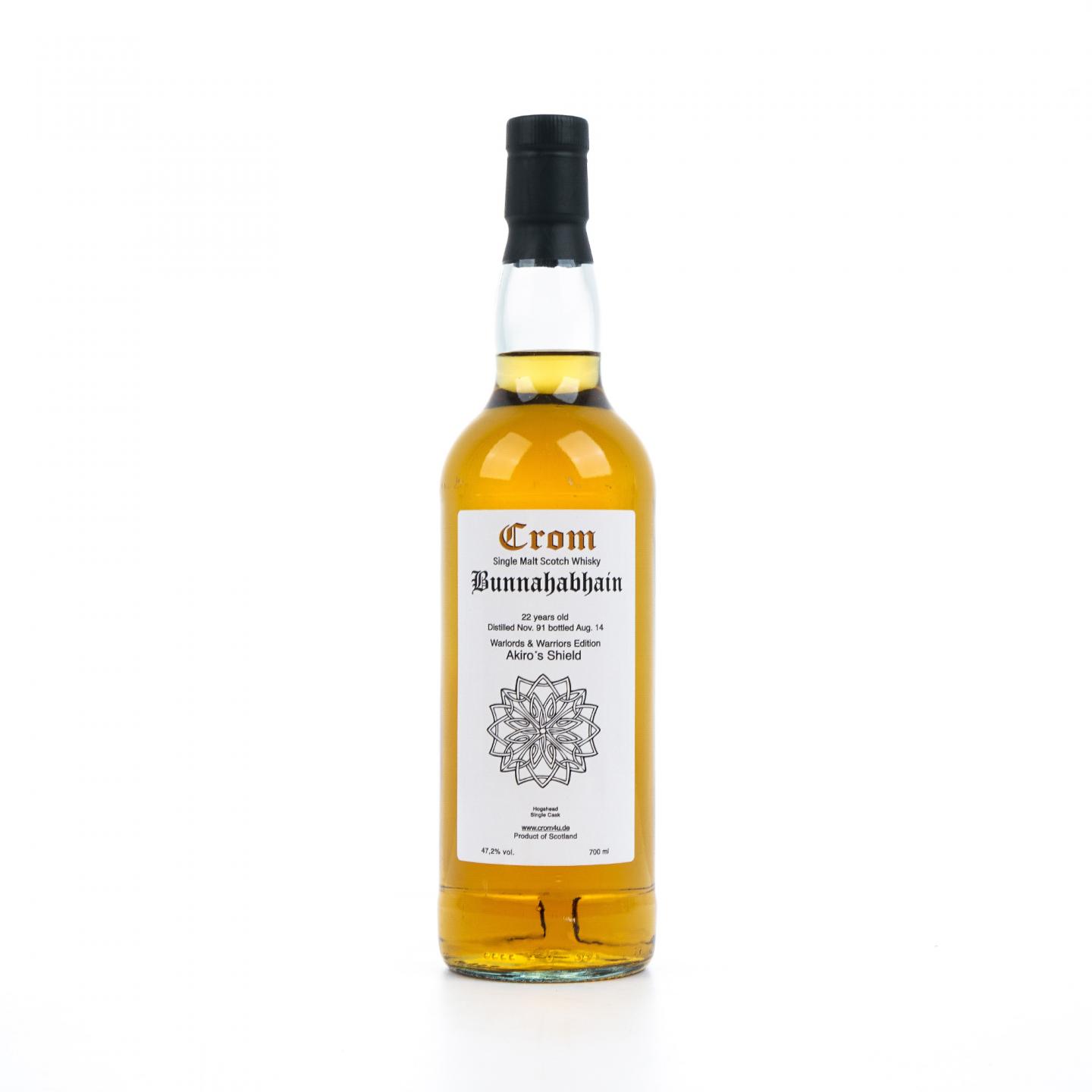 Bunnahabhain 布纳哈本 22年 1991-2014 单桶 阿基罗之盾Crom