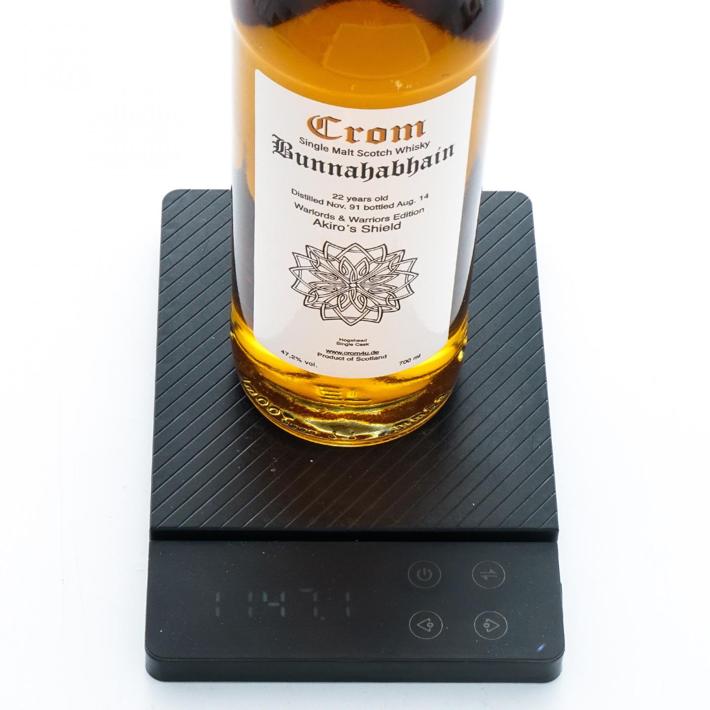 Bunnahabhain 布纳哈本 22年 1991-2014 单桶 阿基罗之盾Crom