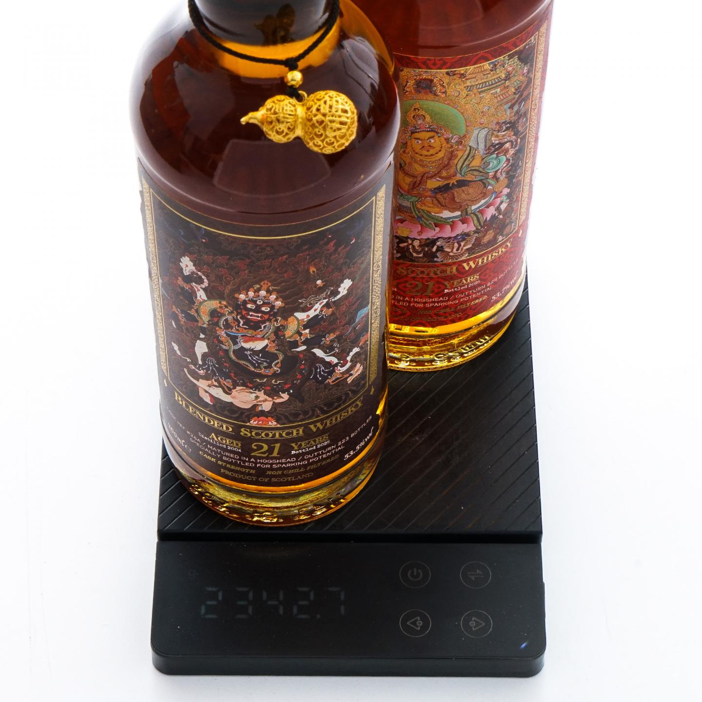 苏格兰调和威士忌 21年 2004-2025 馆藏唐卡艺术系列 桶强2支组