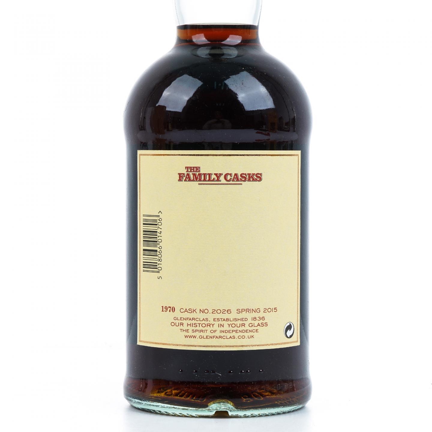 Glenfarclas 格兰花格 1970-2014 家族桶 雪莉桶#2026