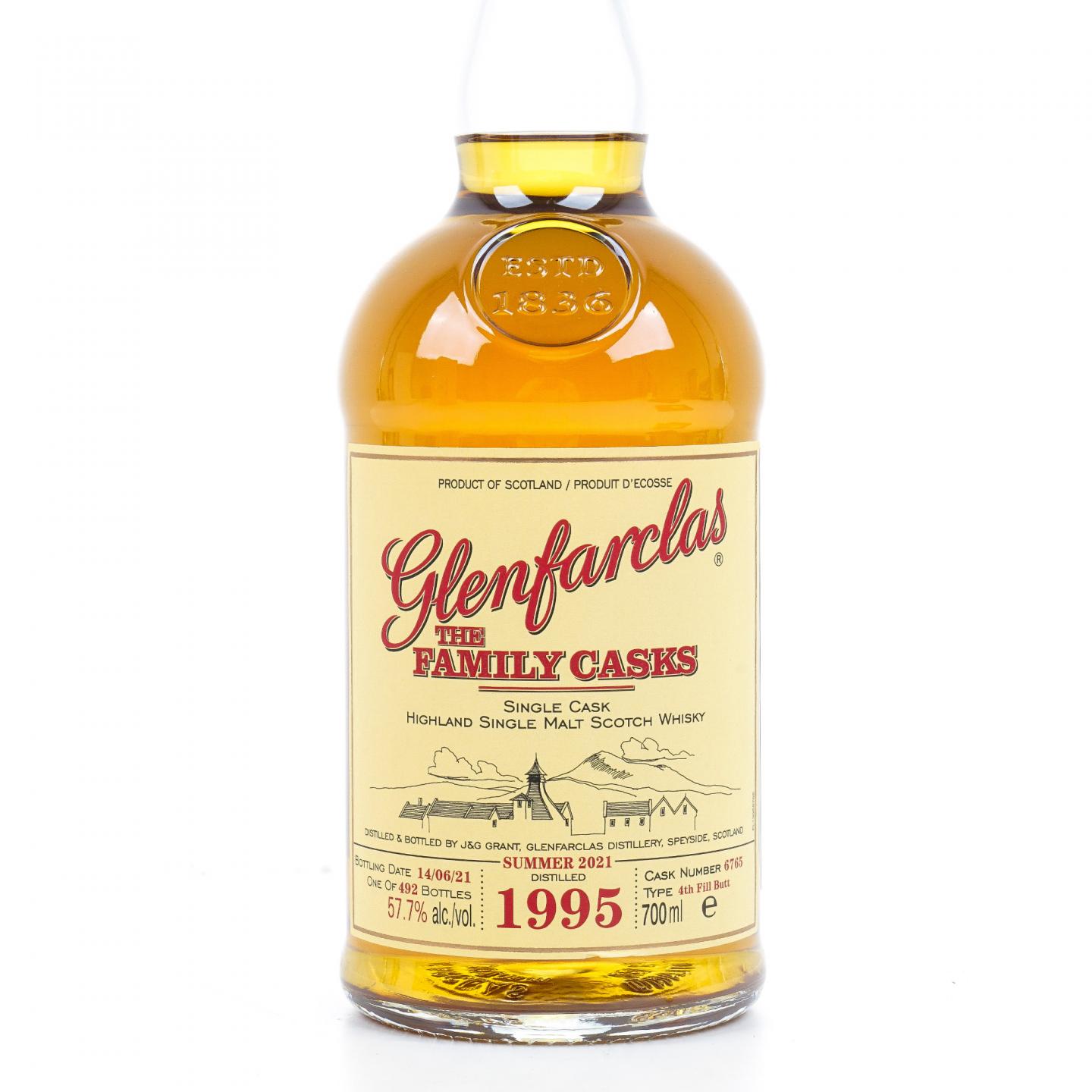 Glenfarclas 格兰花格 1995-2021 家族桶#6765