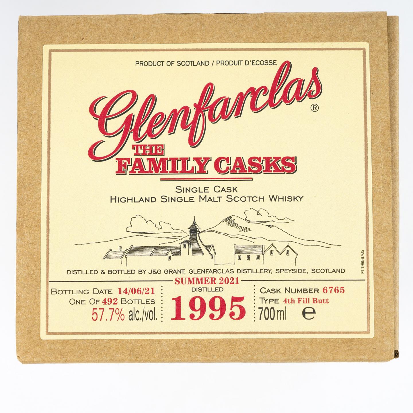 Glenfarclas 格兰花格 1995-2021 家族桶#6765