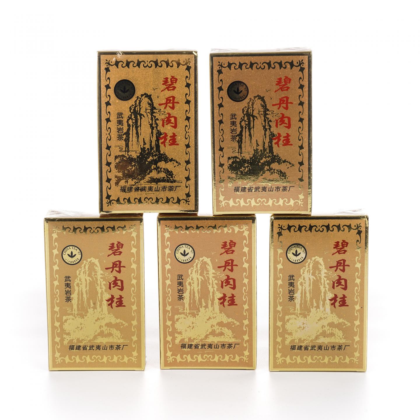 1998年 武夷山市茶厂精制 碧丹肉桂 5盒组*50克