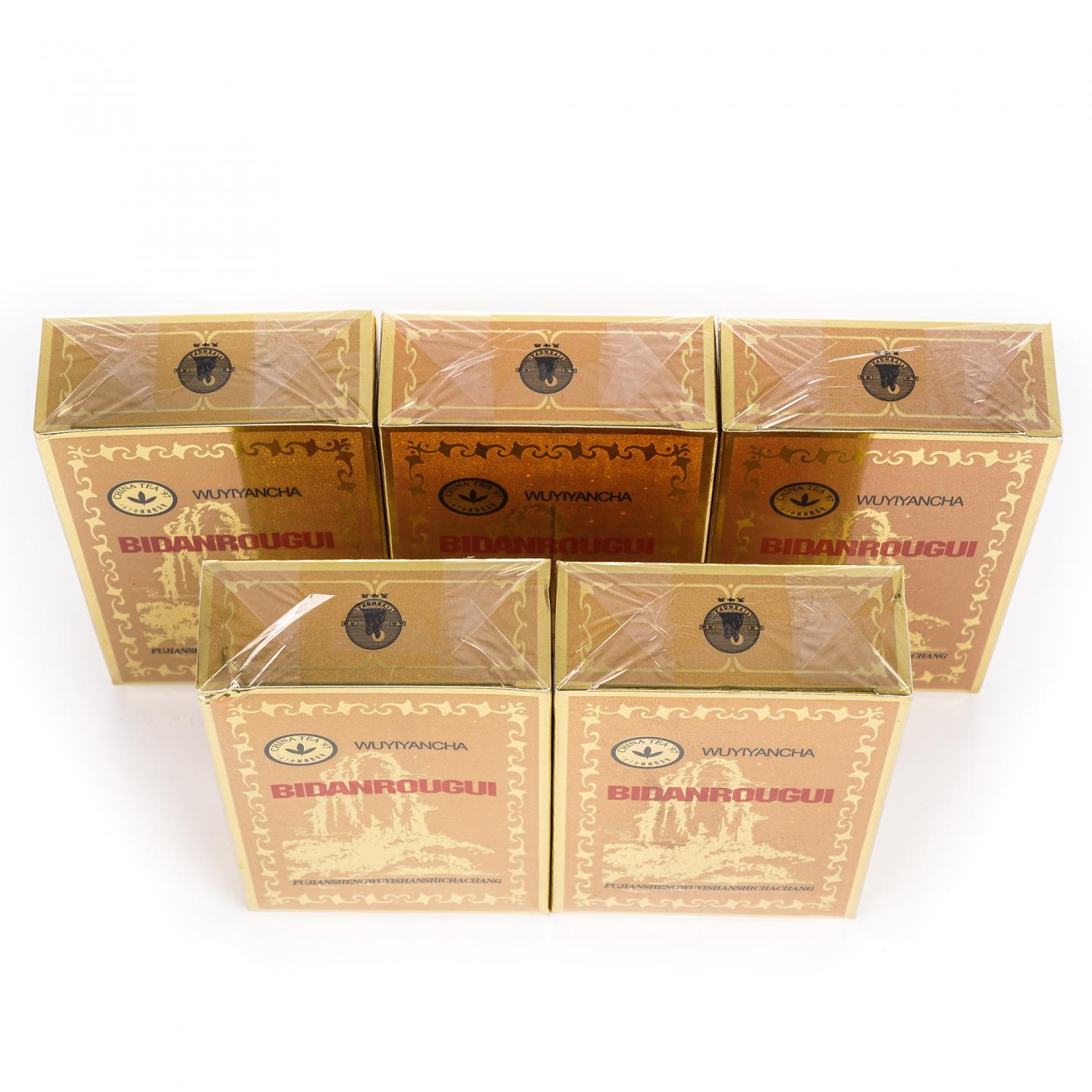 1998年 武夷山市茶厂精制 碧丹肉桂 5盒组*50克