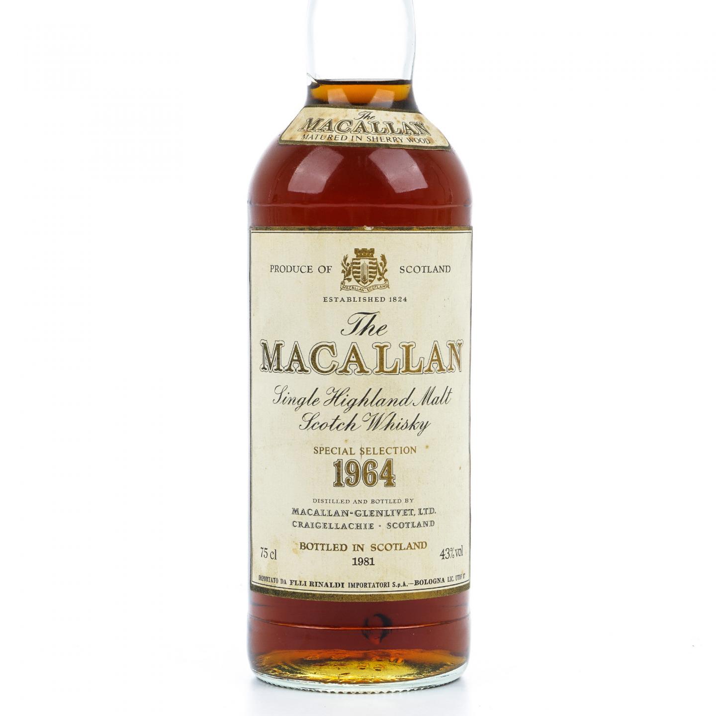 Macallan 麦卡伦 1964-1981 雪莉桶 750ml