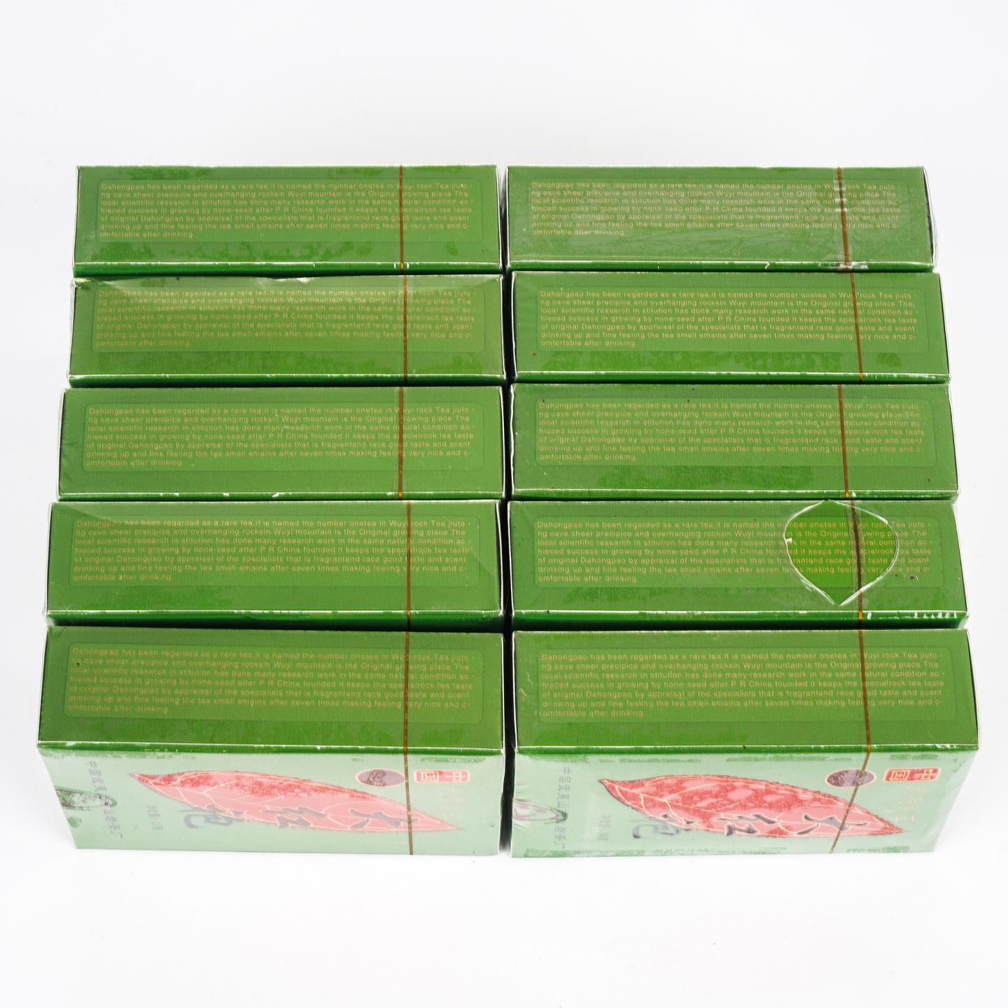 1998/1999年 武夷山市仙岩茶厂精制 正岩特级纯种大红袍 10盒组*20克