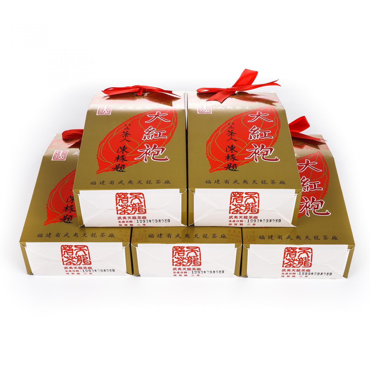 1999年 武夷天龙茶厂 大红袍 5盒组*125克