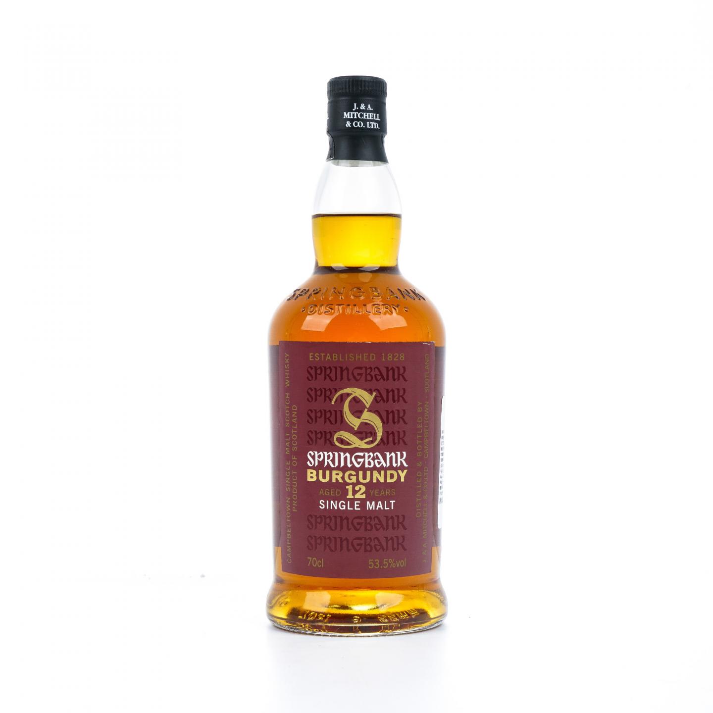 Springbank 云顶 12年 2003-2016 勃艮第桶 53.5%