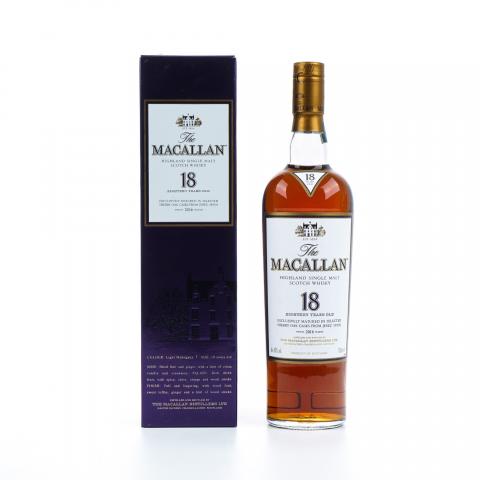 Macallan 麦卡伦 18年 2016 雪莉桶
