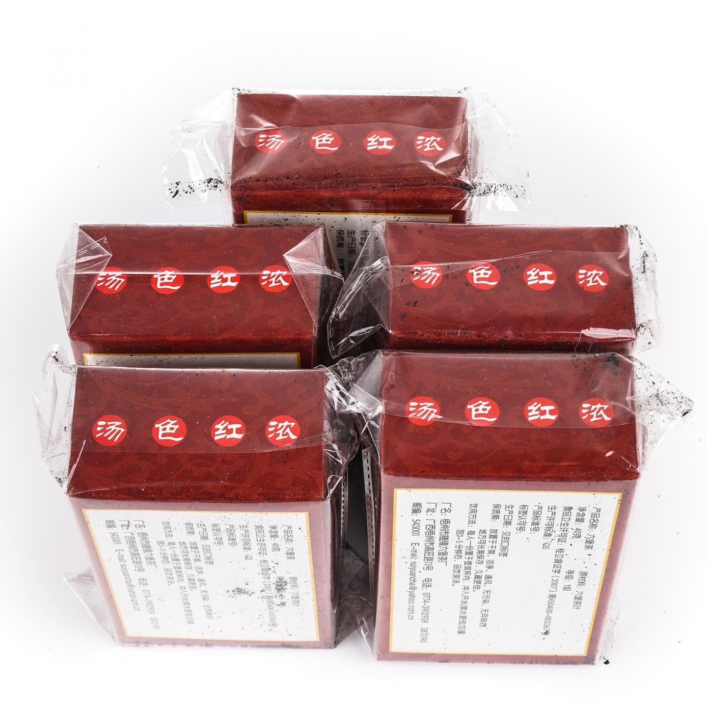 1980年代 广西梧州茶厂老六堡 5盒组*40克